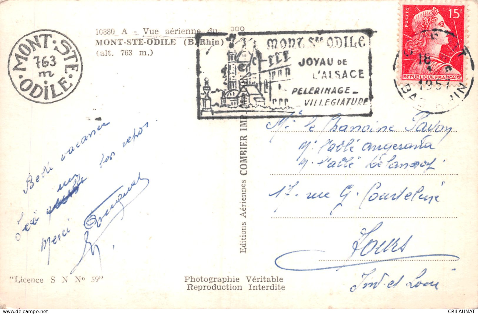 67-MONT SAINTE ODILE-N°5142-B/0343 - Other & Unclassified
