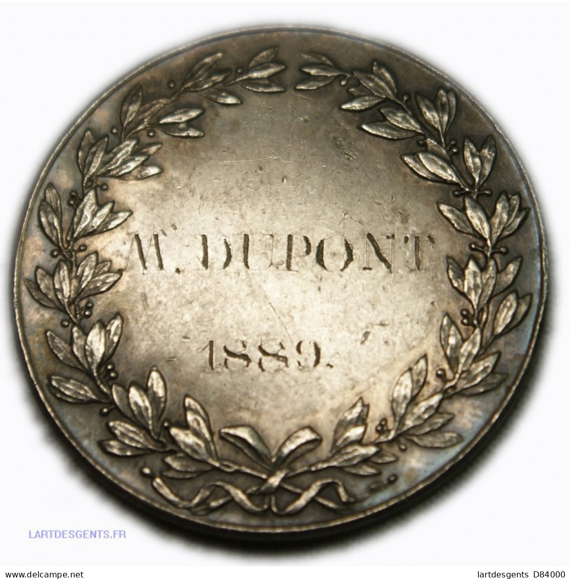 Médaille Argent Brevet élémentaire  1889, 15.60grs - Firma's