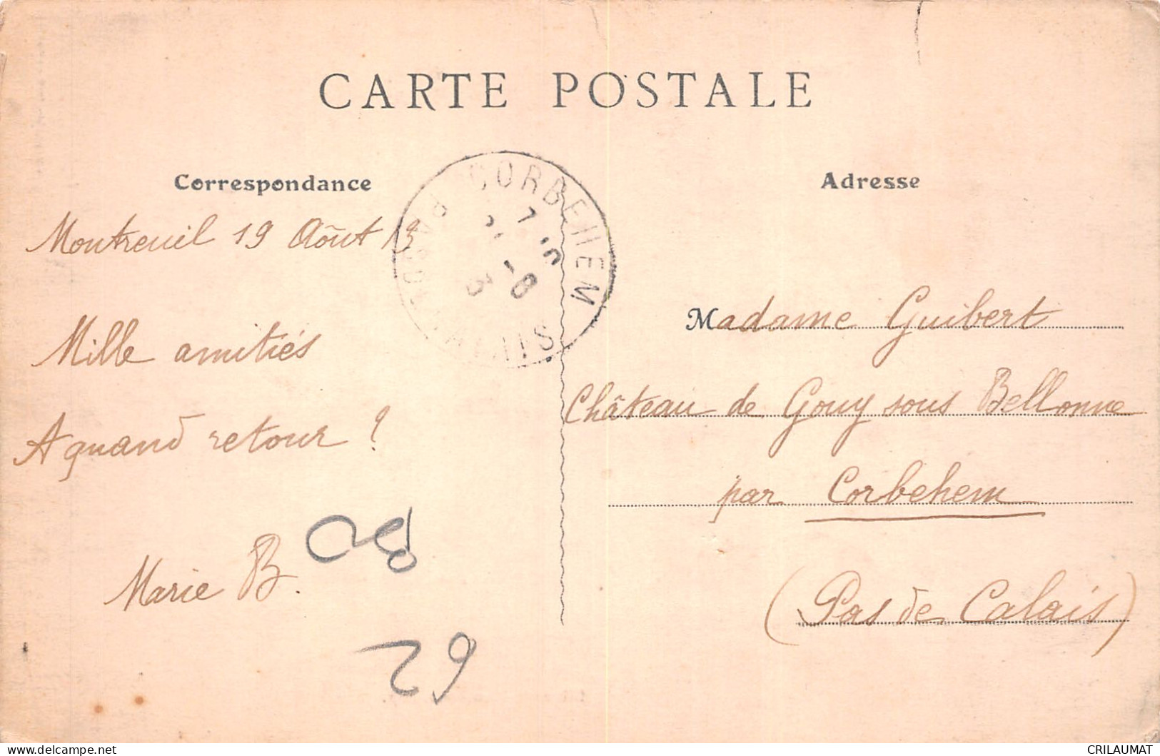 62-MONTREUIL SUR MER-N°5142-B/0233 - Other & Unclassified