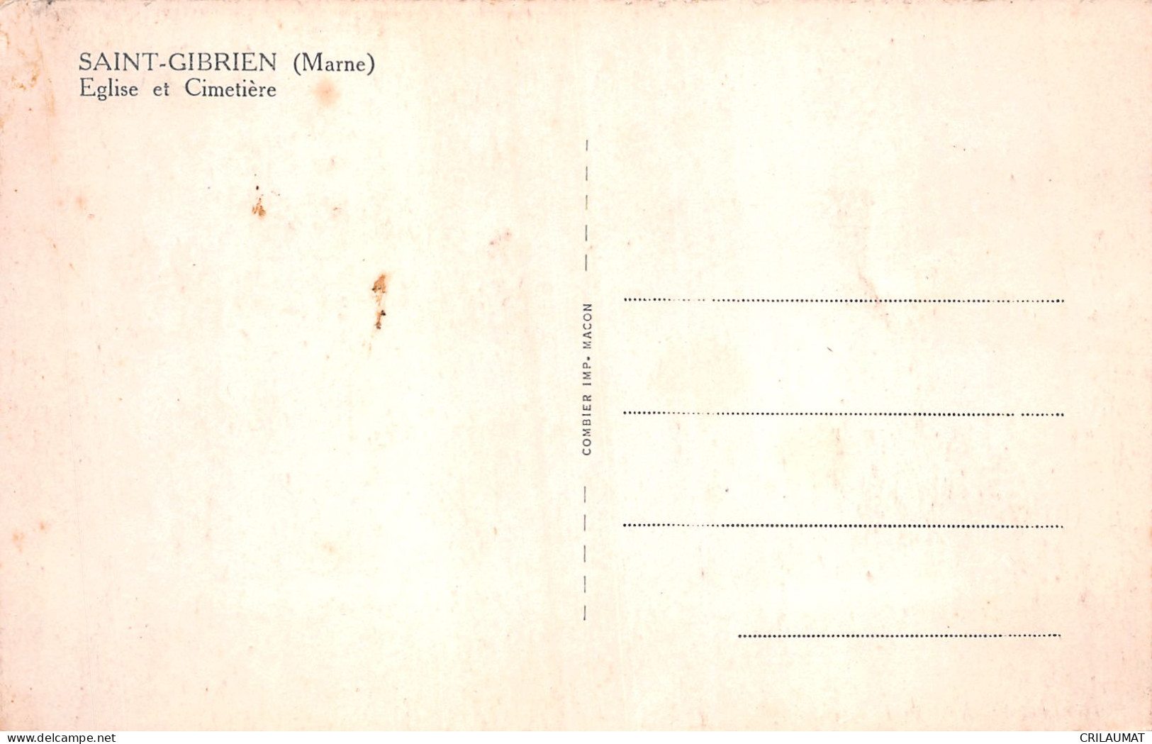 51-SAINT GIBRIEN-N°5142-B/0225 - Other & Unclassified