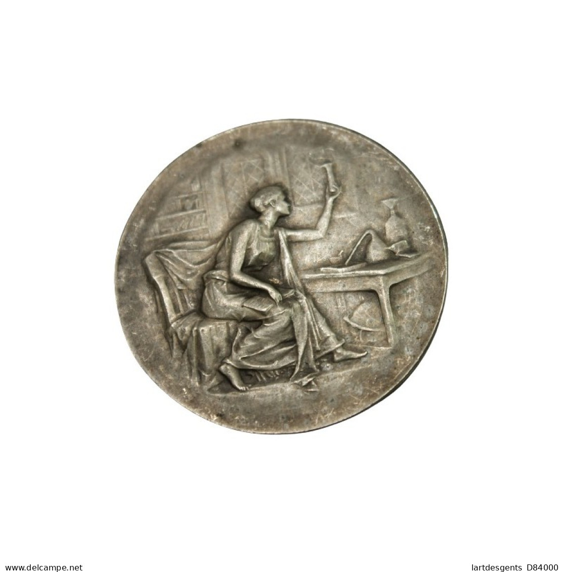 Médaille Souvenir En 1925 Science, Lartdesgents - Professionali / Di Società