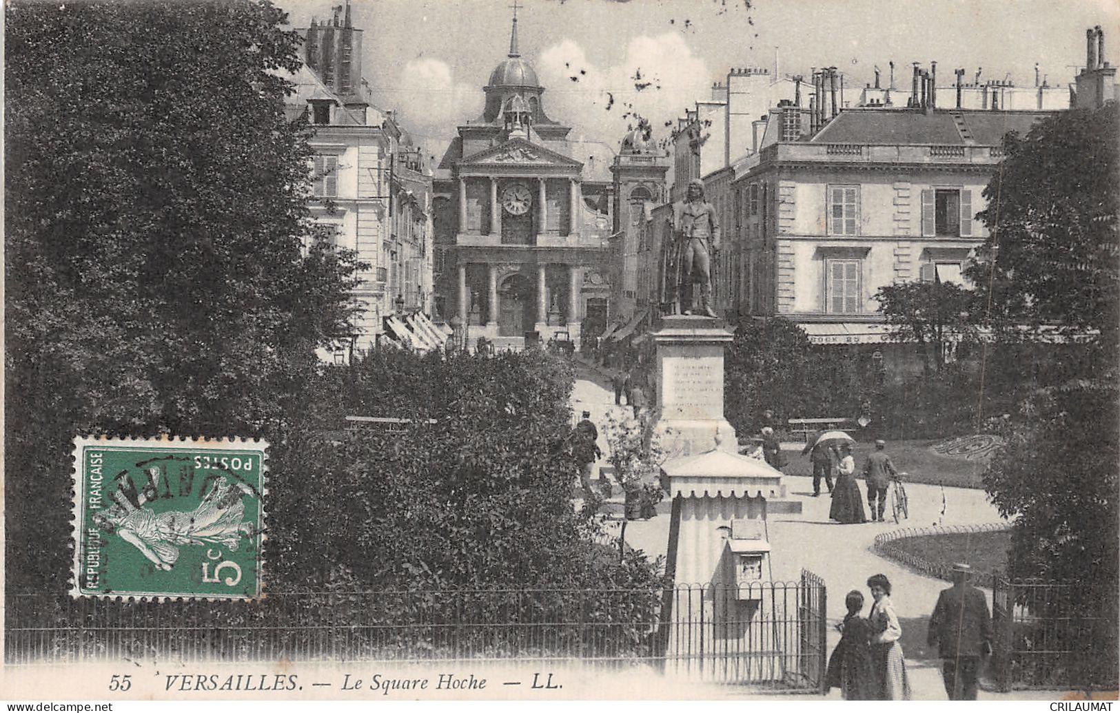 78-VERSAILLES SQUARE HOCHE-N°5142-G/0199 - Versailles (Château)