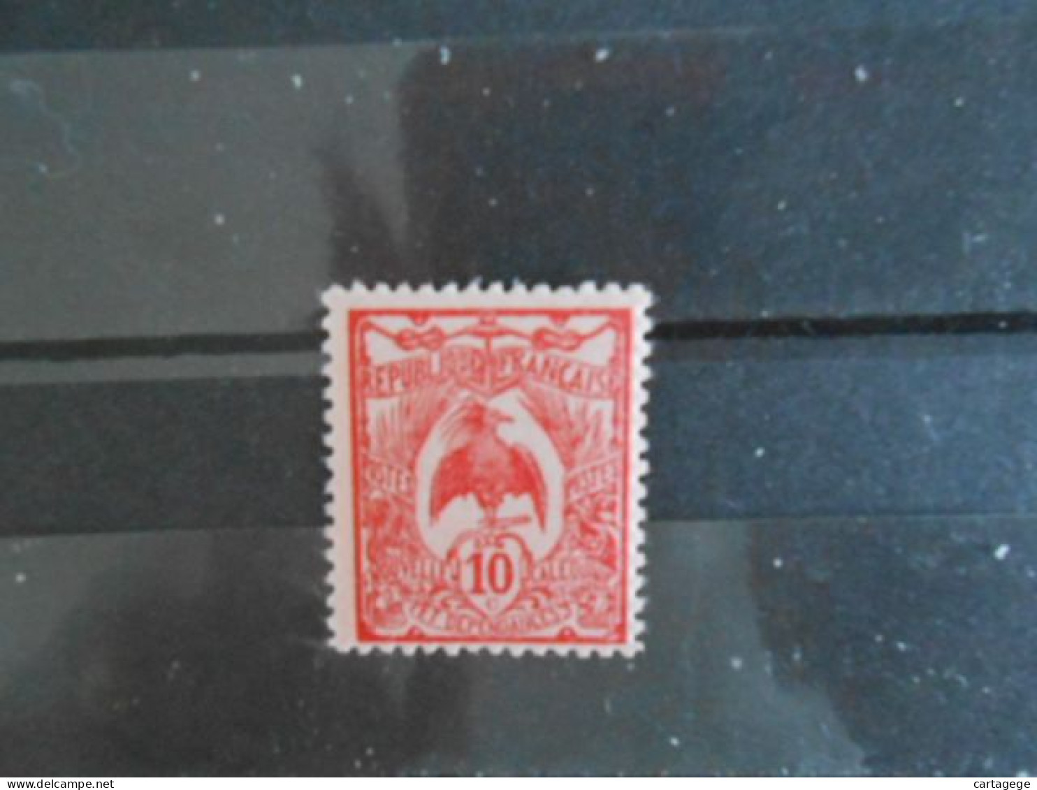 NOUVELLE-CALEDONIE YT 116 CAGOU  10c. Rouge S.rose** - Unused Stamps