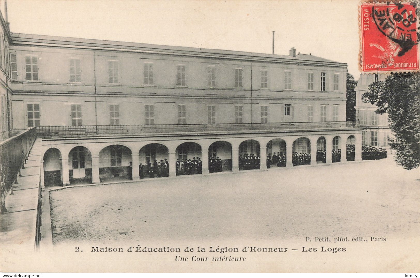 78 St Saint Germain En Laye Les Loges Maison D' éducation De La Légion D' Honneur Une Cour Intérieure - St. Germain En Laye