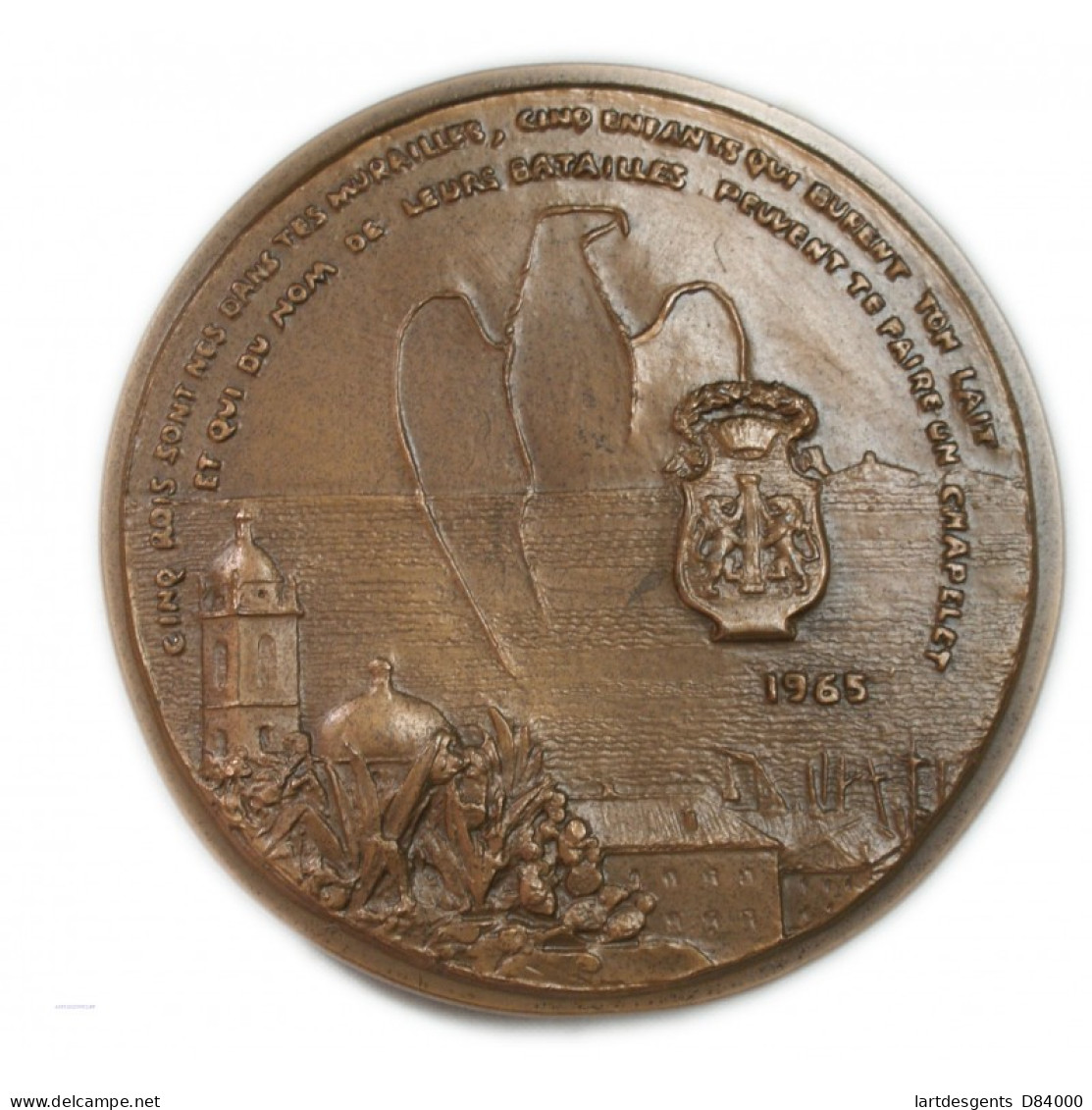 Médaille BONAPARTE Ajaccio 1965 Par COURGIER - Professionnels / De Société