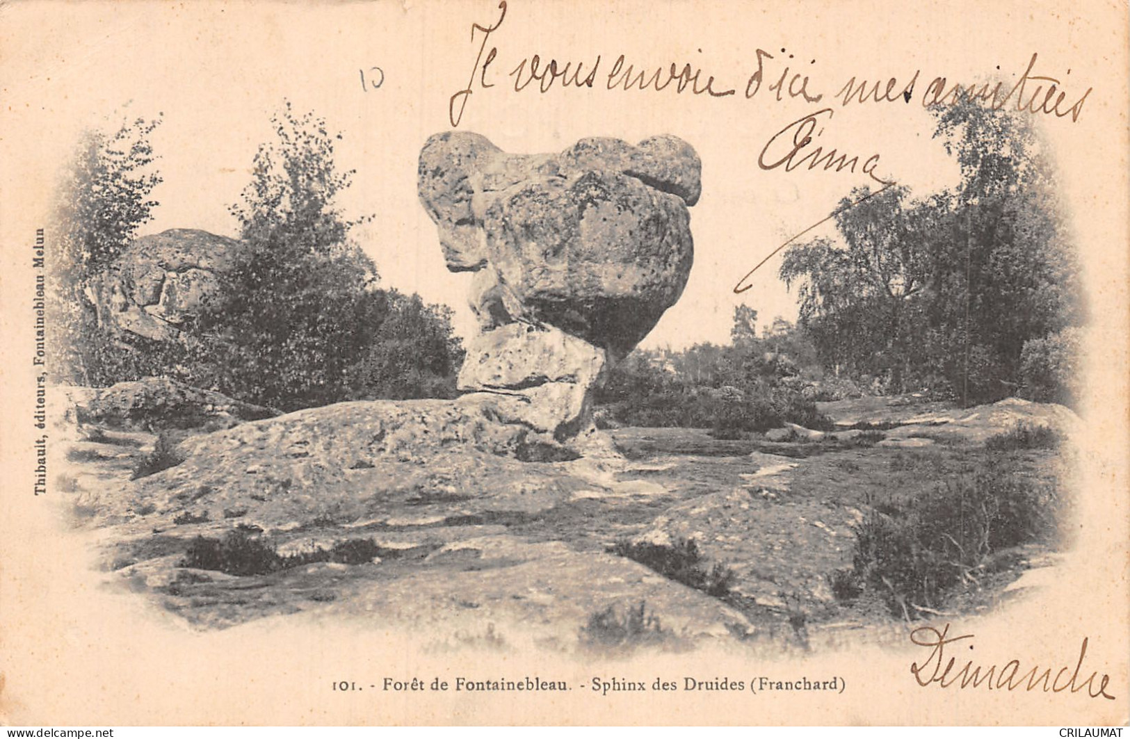 77-FONTAINEBLEAU LA FORET-N°5142-E/0169 - Fontainebleau