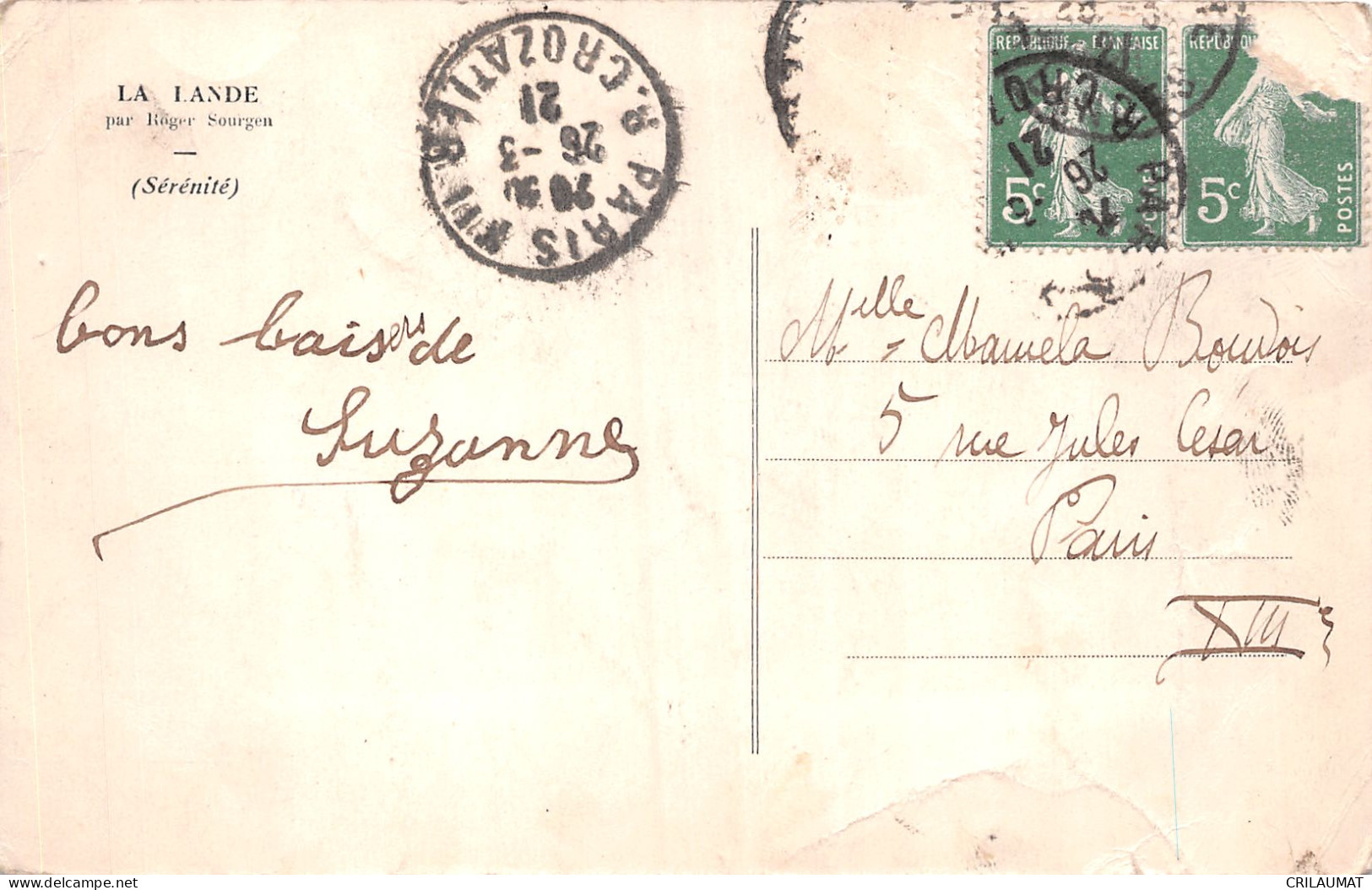 40-LA LANDE-N°5142-E/0087 - Other & Unclassified