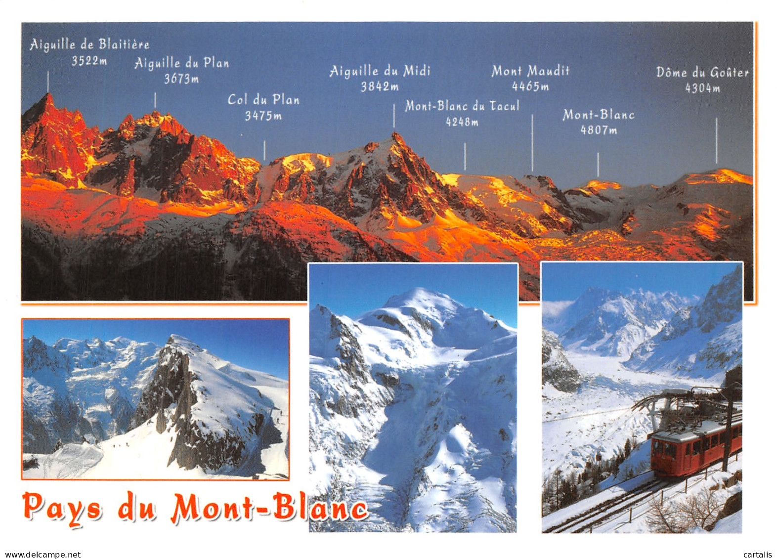 74-MONT BLANC-N°4195-B/0147 - Other & Unclassified