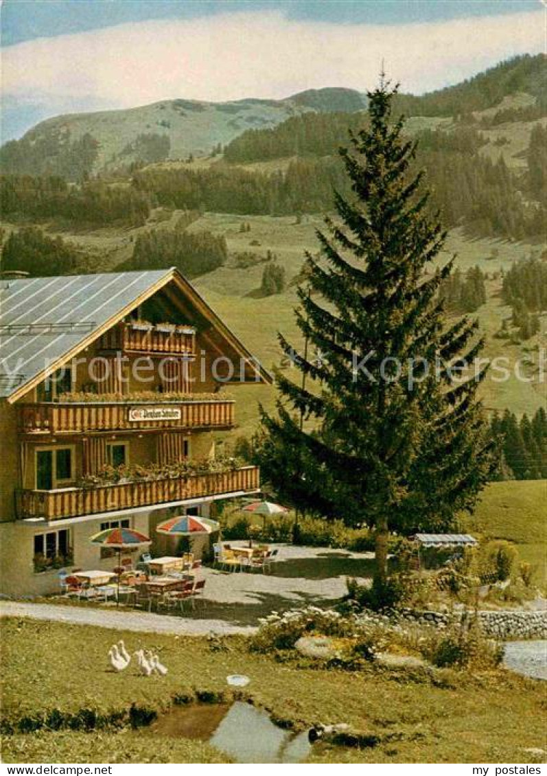 72727154 Hirschegg Kleinwalsertal Vorarlberg Cafe Pension Schuster Hirschegg - Sonstige & Ohne Zuordnung