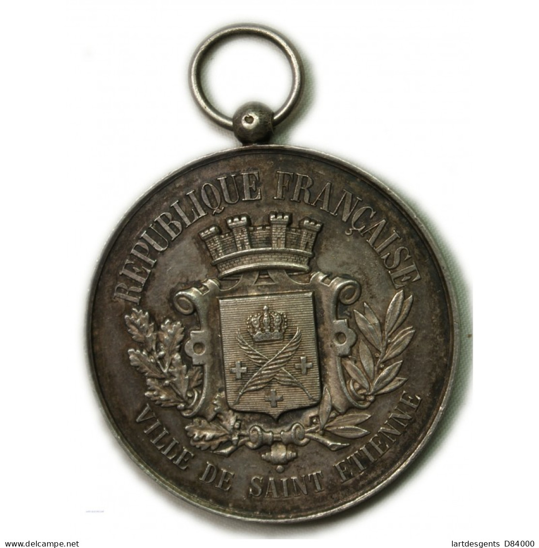 Médaille De Concours De Gymnastique - Rhône, Saint Etienne 1890 - Professionals / Firms