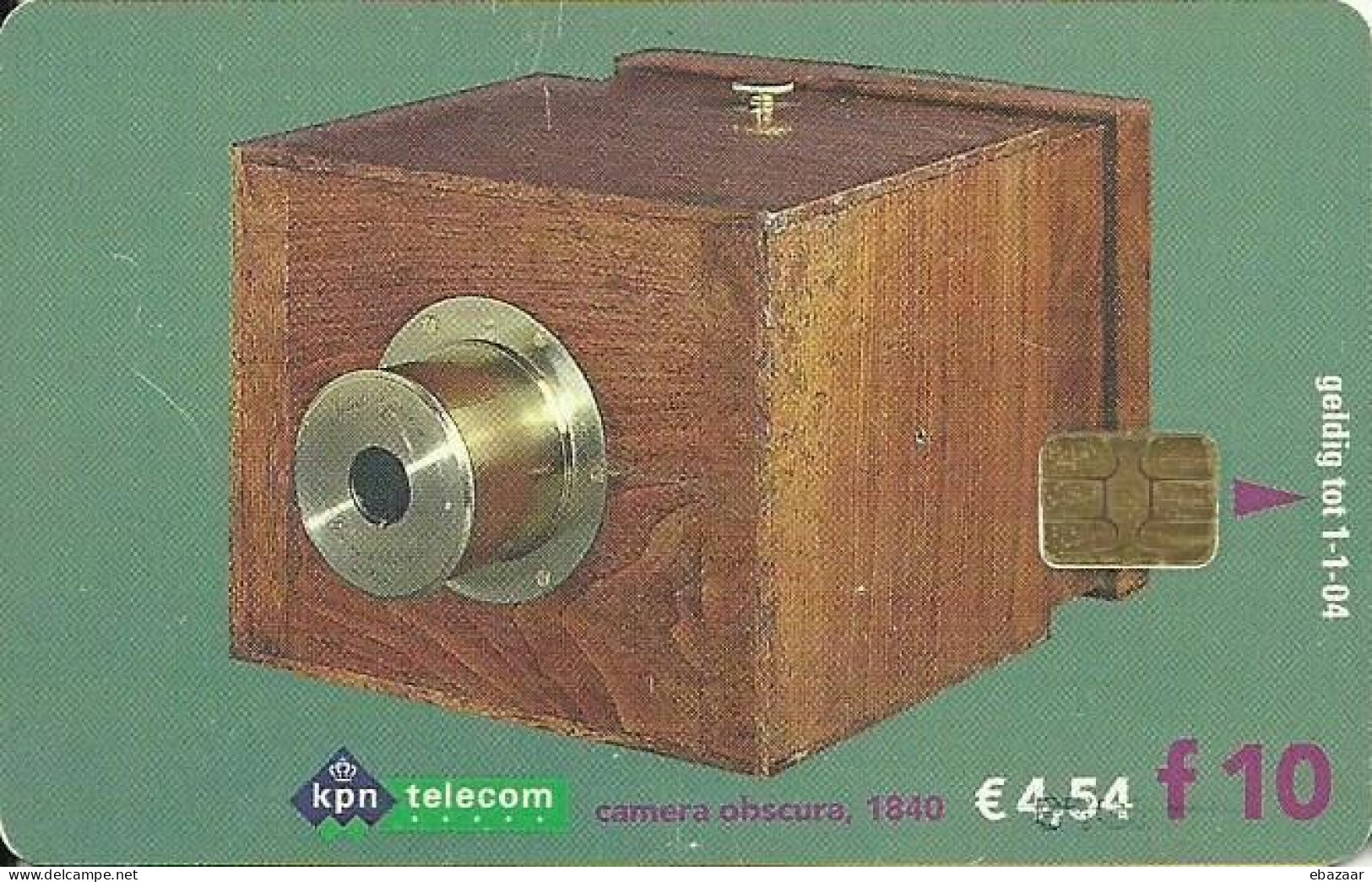 Netherlands Camera Obscura 1840 Chip Phonecard + FREE GIFT - Public