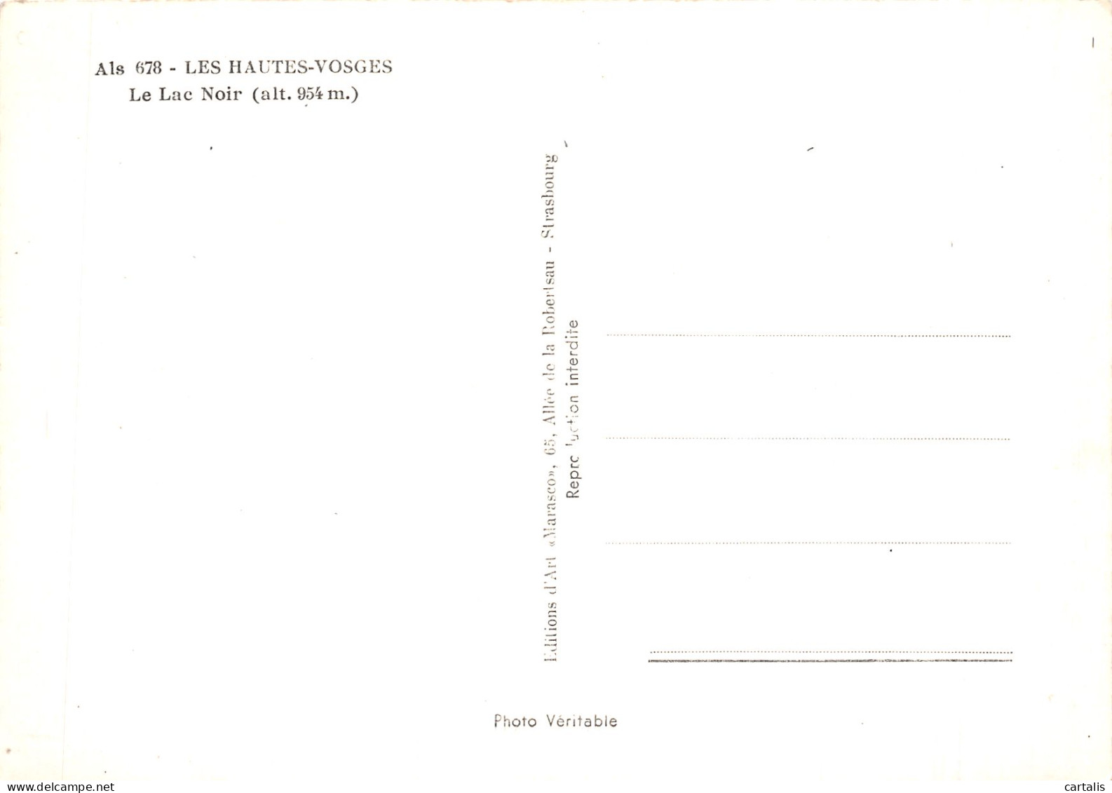 68-LAC NOIR-N°4195-A/0007 - Sonstige & Ohne Zuordnung