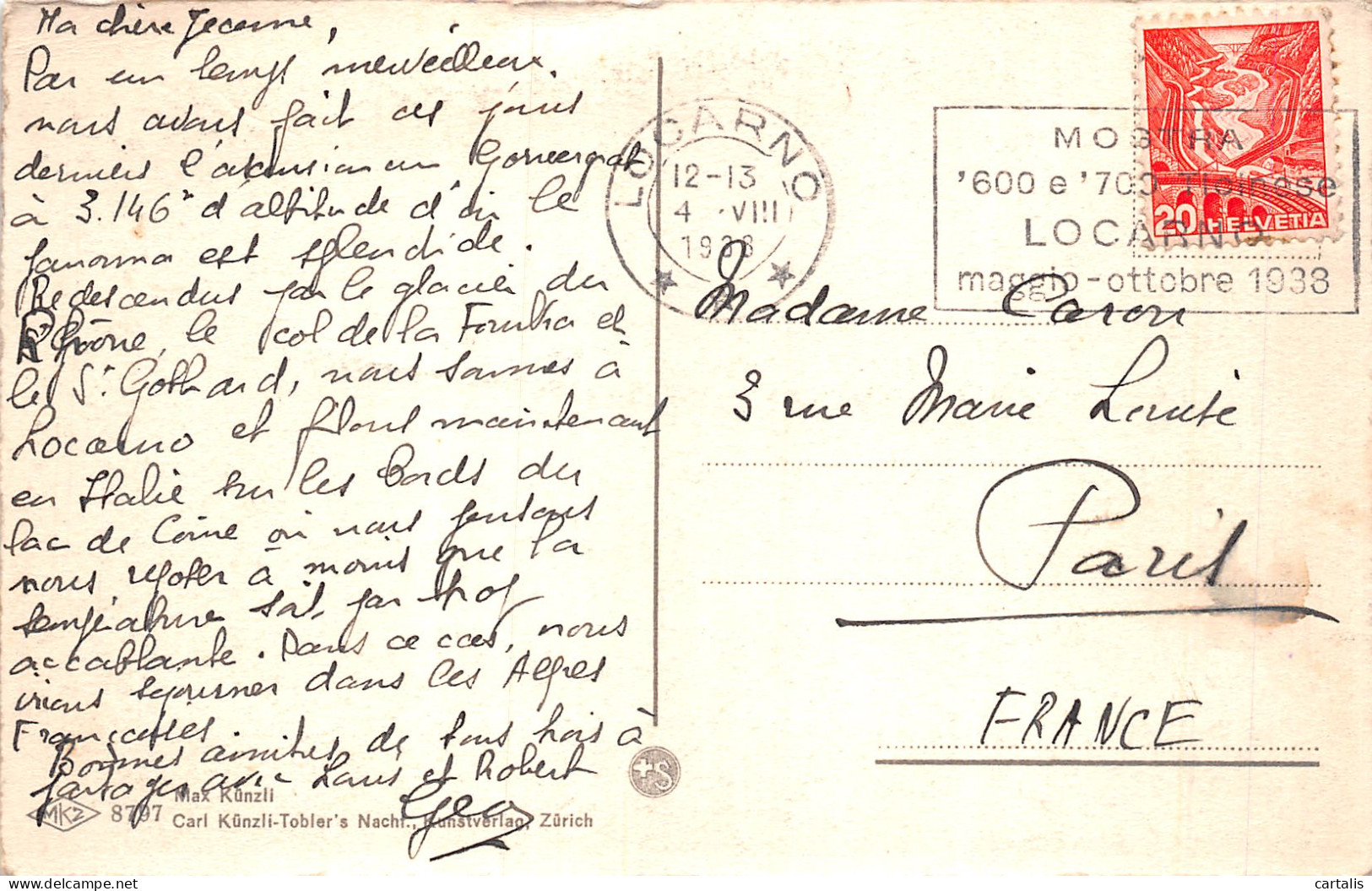 ET-SUISSE LOCARNO-N°4194-H/0131 - Other & Unclassified