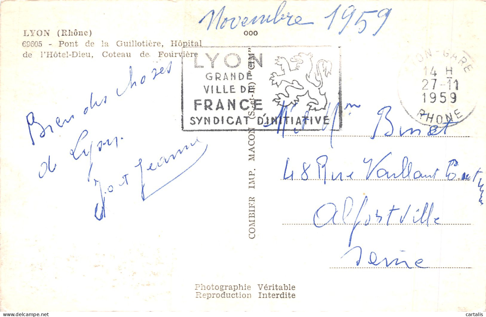 69-LYON-N°4194-G/0351 - Other & Unclassified