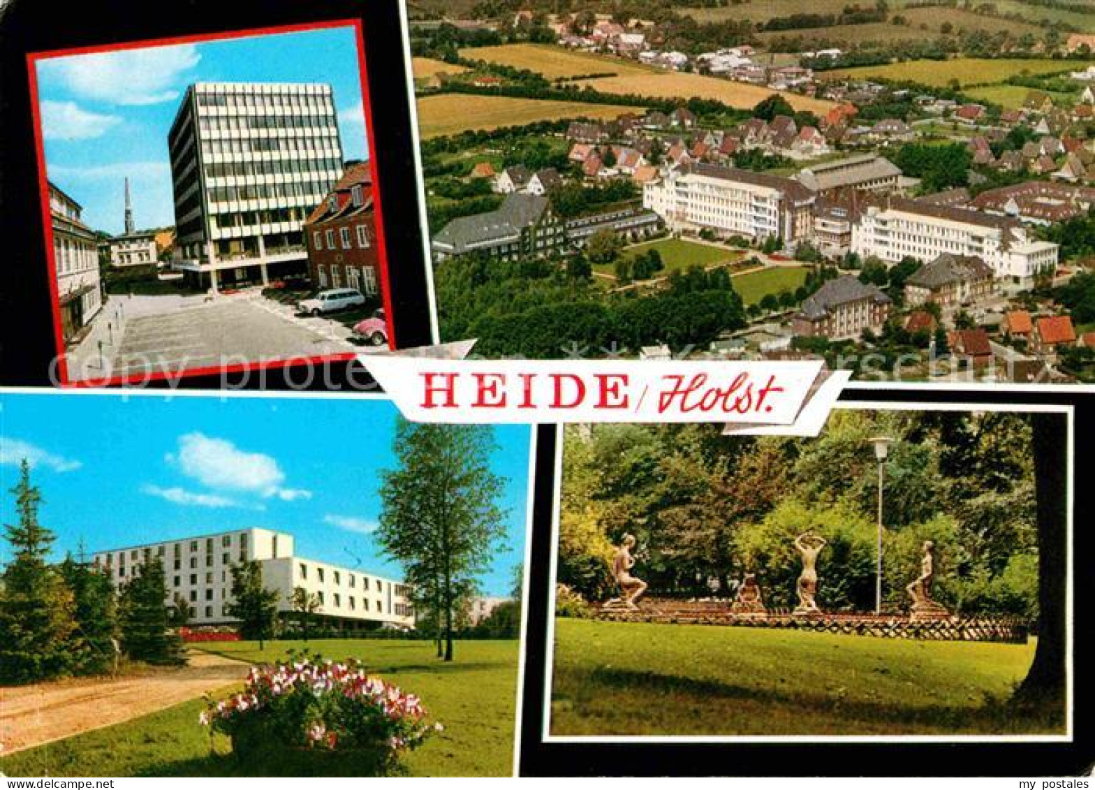 72726629 Heide Holstein Teilansichten Fliegeraufnahme Park Heide - Heide