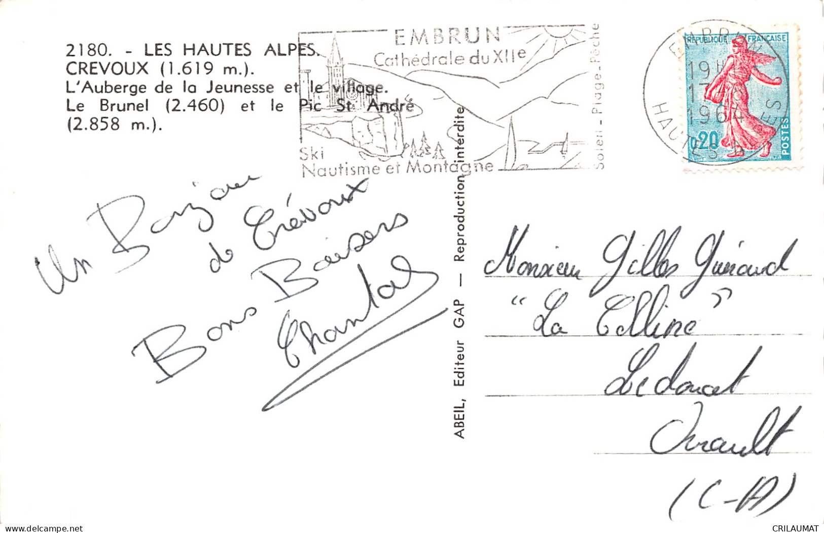 05-CREVOUX-N°5143-A/0331 - Other & Unclassified