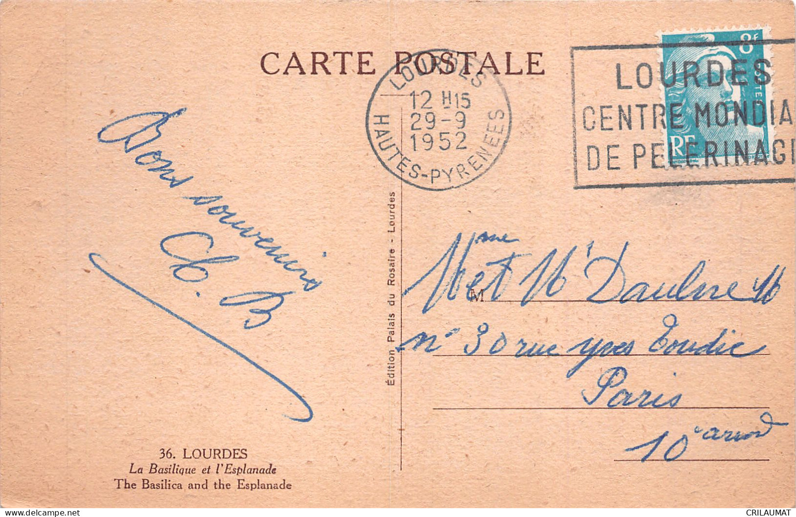 65-LOURDES-N°5143-A/0251 - Lourdes