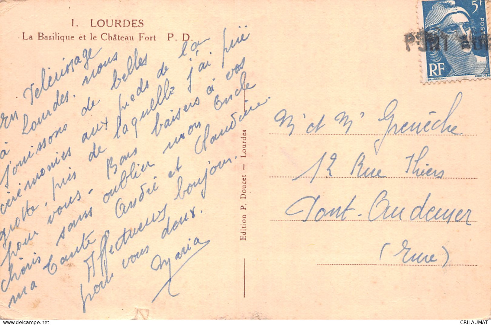 65-LOURDES-N°5143-A/0255 - Lourdes