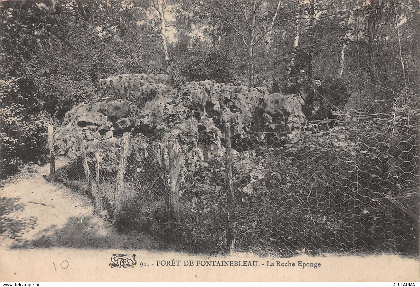 77-FONTAINEBLEAU LA FORET-N°5143-A/0217 - Fontainebleau