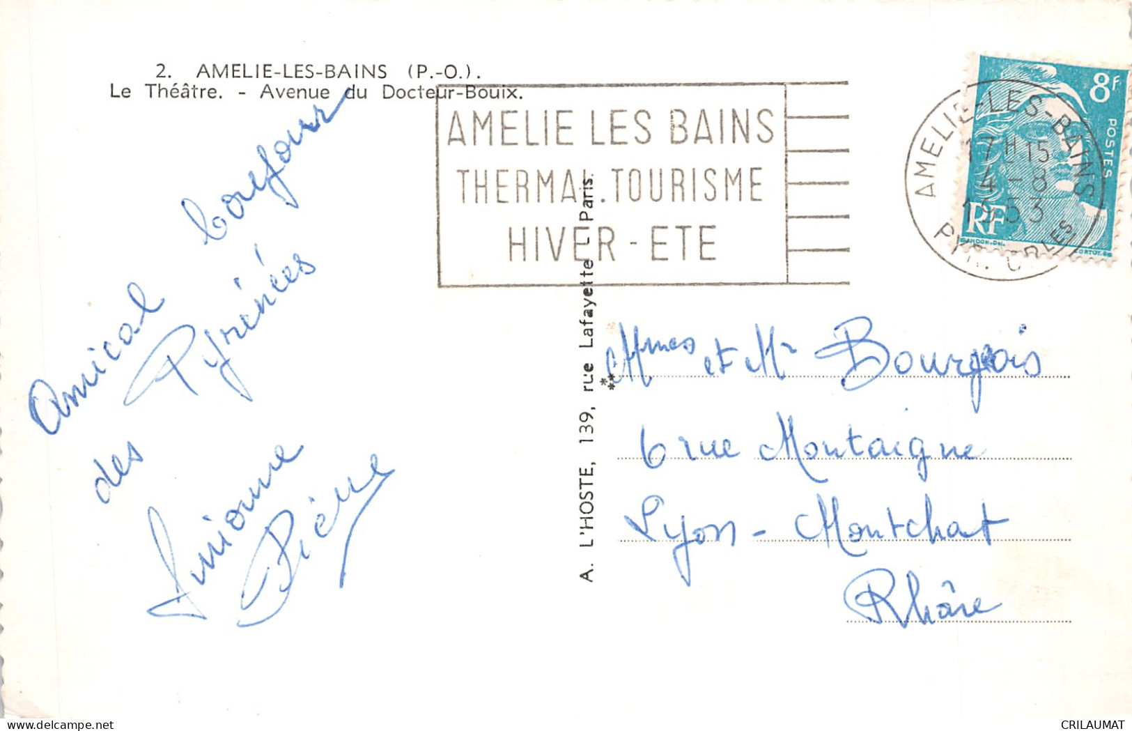 66-AMELIE LES BAINS-N°5143-A/0153 - Other & Unclassified