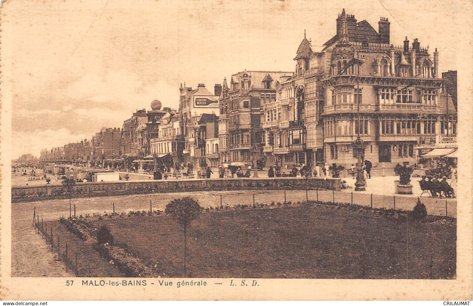 59-MALO LES BAINS-N°5143-A/0097 - Malo Les Bains