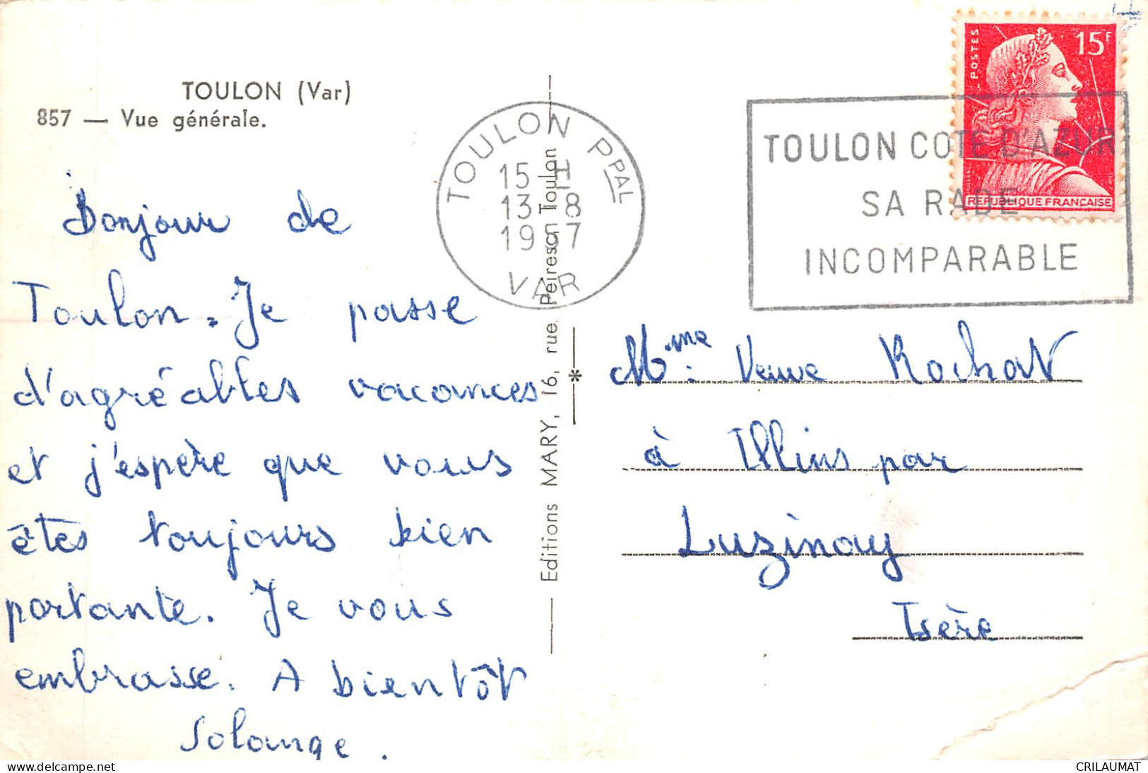 83-TOULON-N°5142-G/0297 - Toulon
