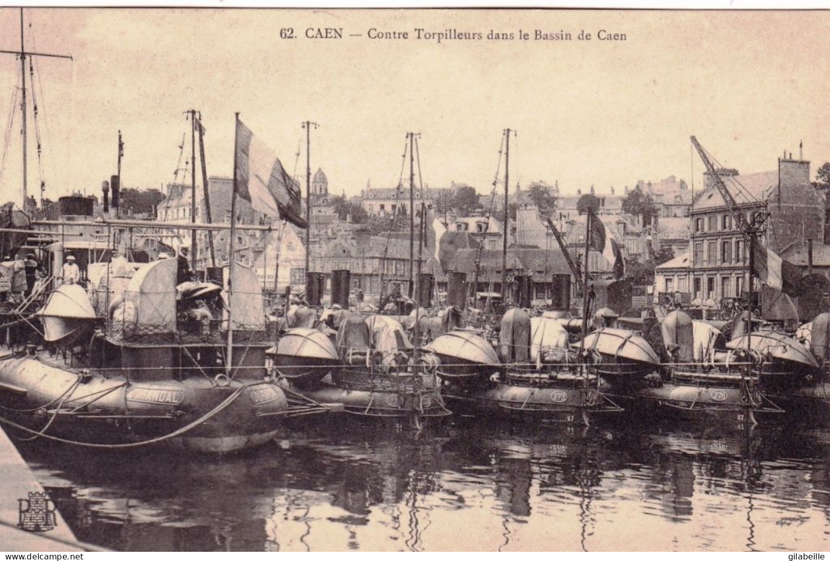 14 - Calvados -  CAEN - Contre Torpilleurs Dans Le Bassin De Caen - Caen
