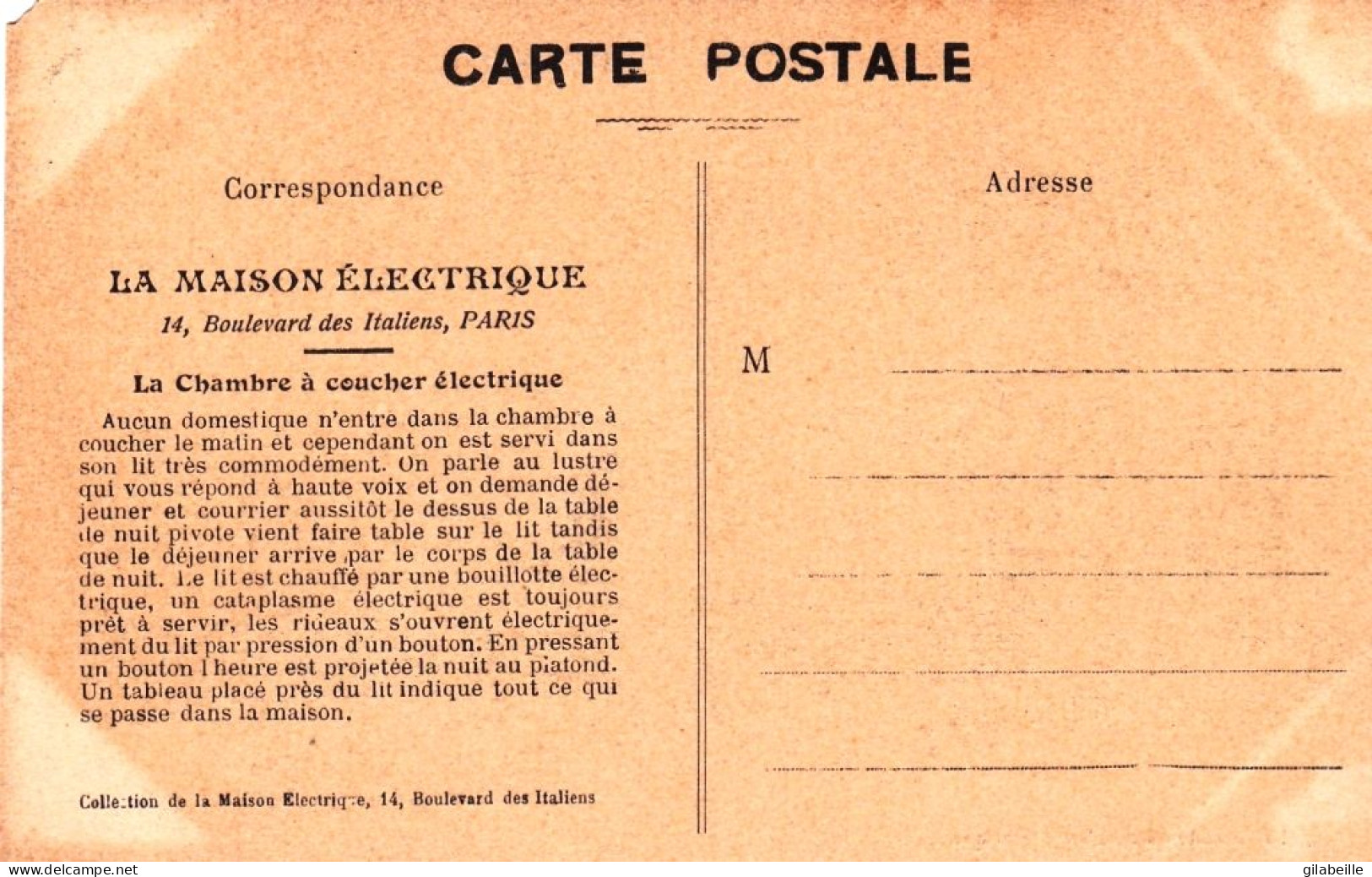 75 - PARIS 09 - La Maison Electrique - 2 Rue Le Peltier - La Chambre A Coucher Electrique  - District 09