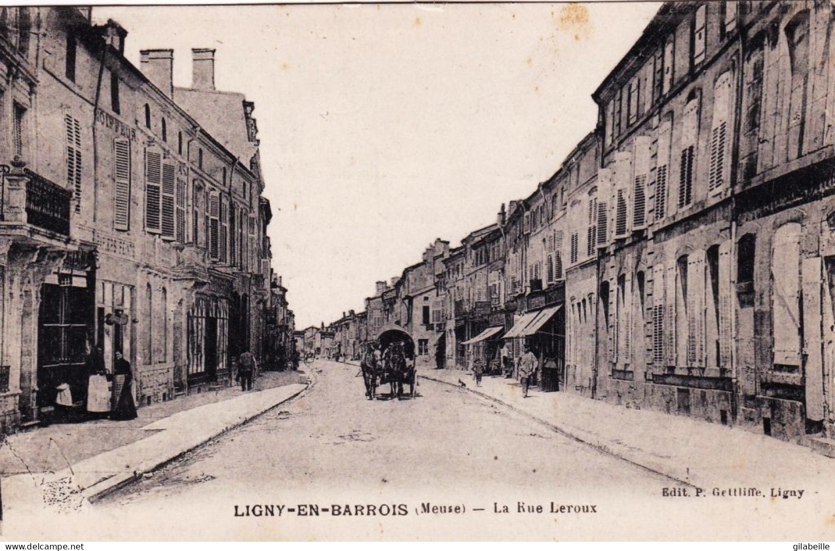 55 - Meuse -  LIGNY En BARROIS - La Rue Leroux - Ligny En Barrois