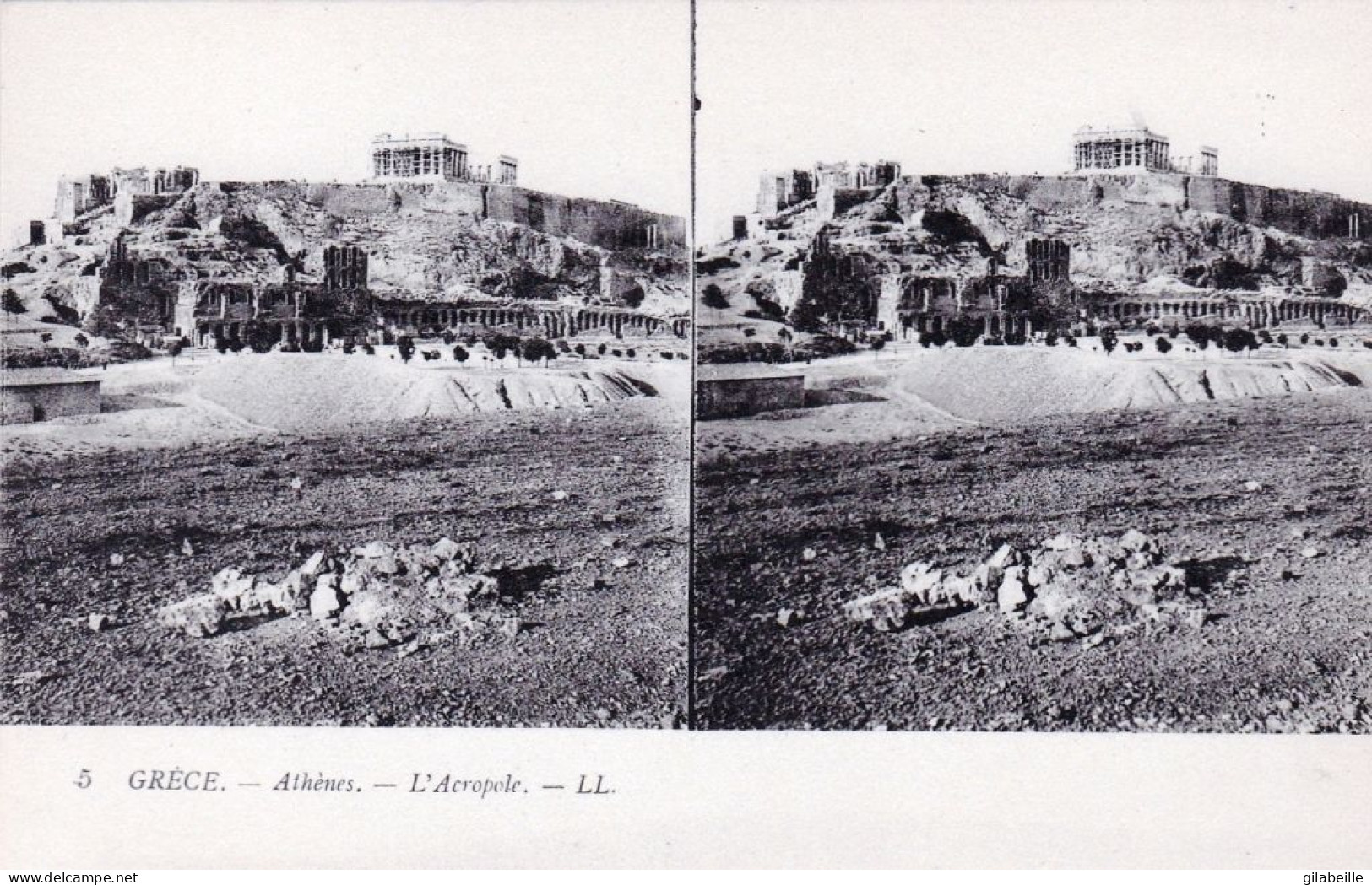 ΕΛΛΑΔΑ - Grece - ATHENES -  L Acropole - Akrópolis  -   Stereo - Grèce