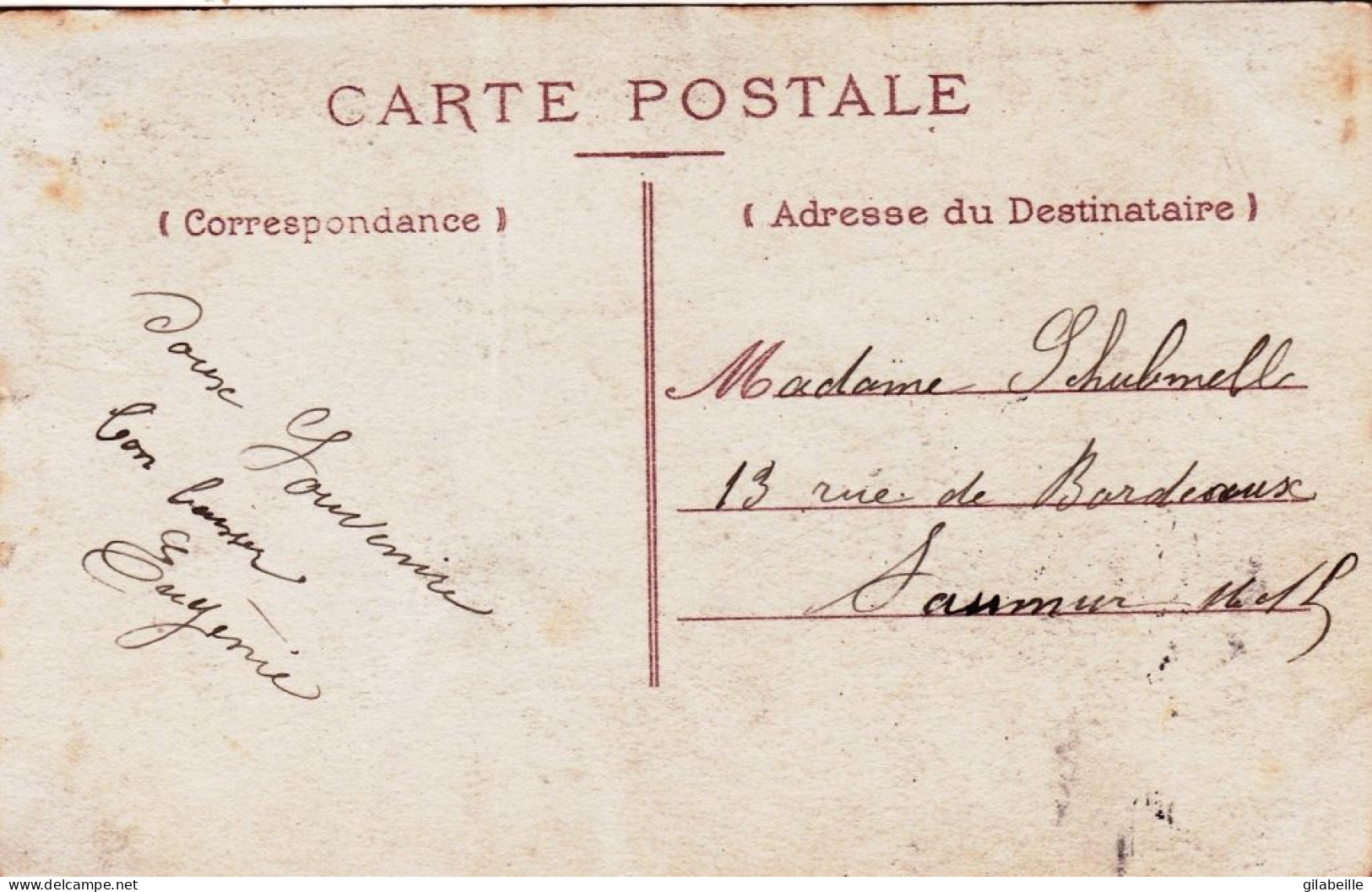 Carte Fantaisie -  BONNE FETE - Aujourd Hui Sainte EUGENIE  1910 - Andere & Zonder Classificatie