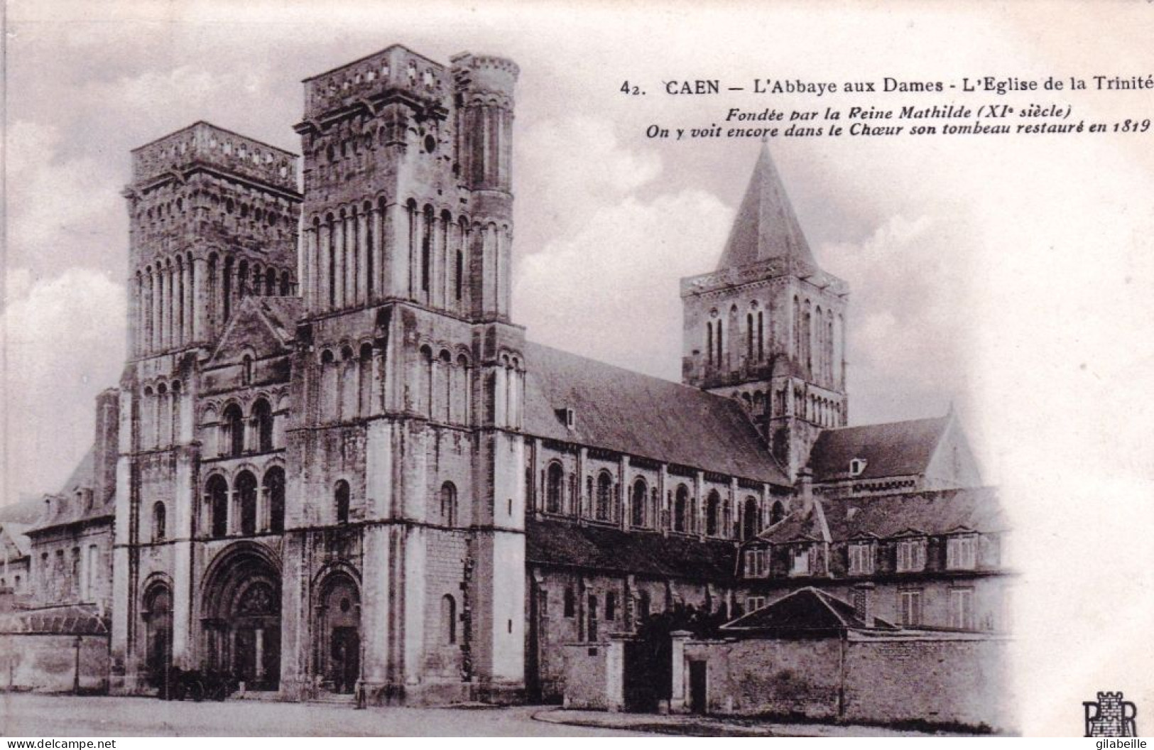 14 - Calvados -  CAEN - L Abbaye Aux Dames - L Eglise De La Trinité - Caen