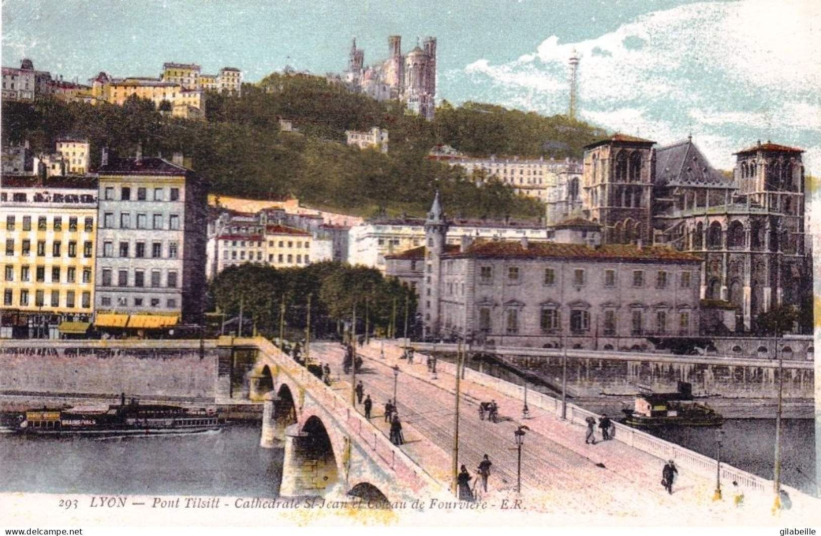 69 - LYON -  Pont Tilsitt - Cathedrale Saint Jean - Coteau De Fourviere - Other & Unclassified