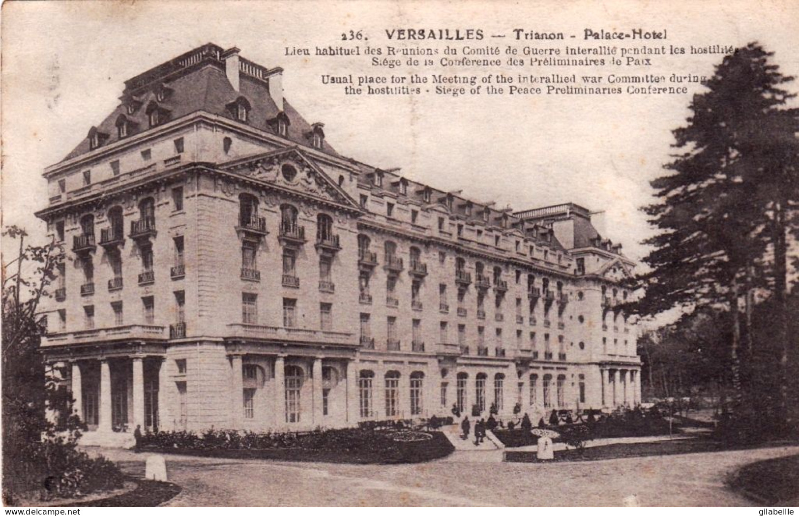 78 - VERSAILLES -  Trianon - Palace Hotel - Versailles