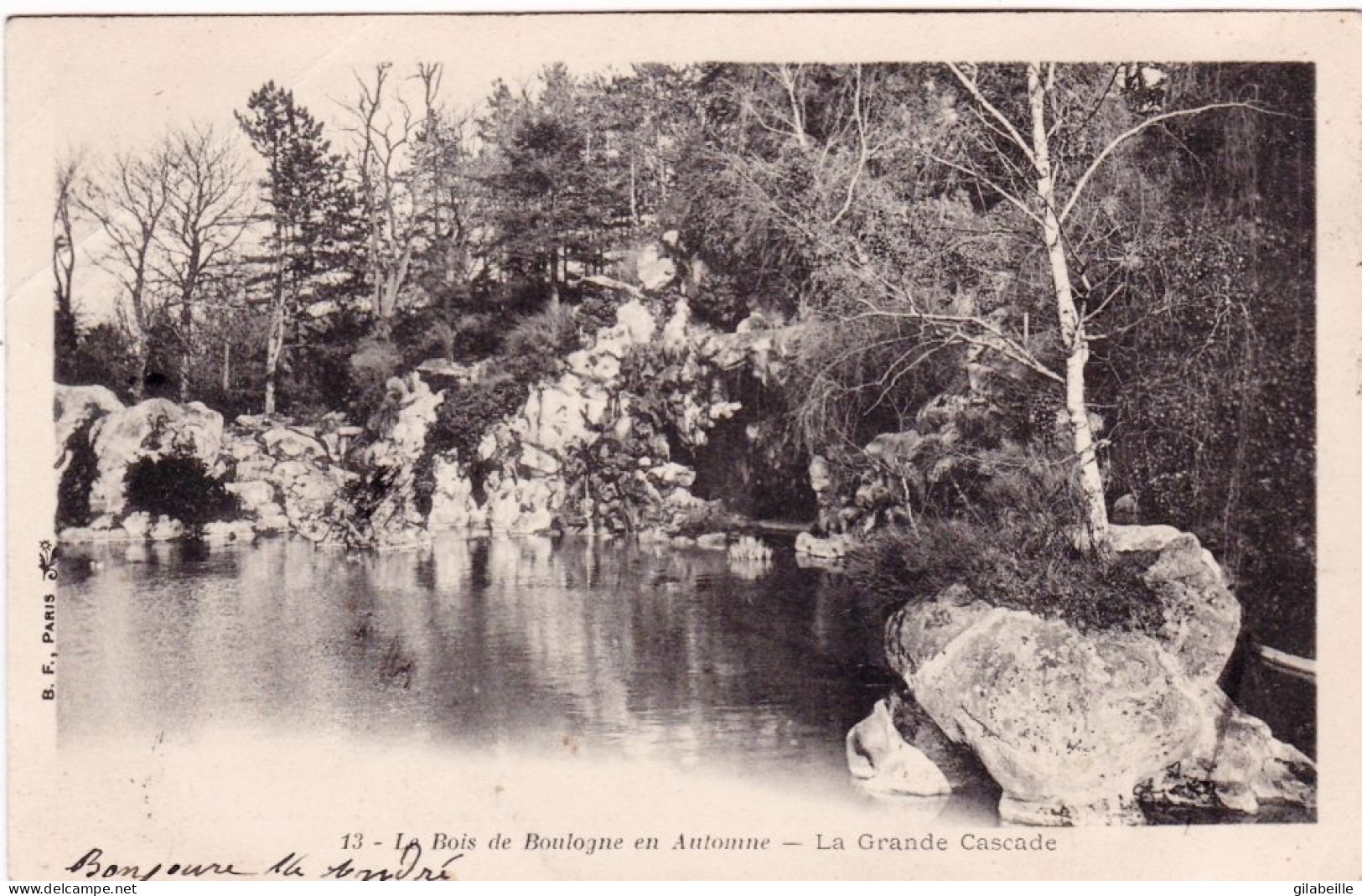 75 - PARIS 16 - Bois De Boulogne En Automne - La Grande Cascade - District 16