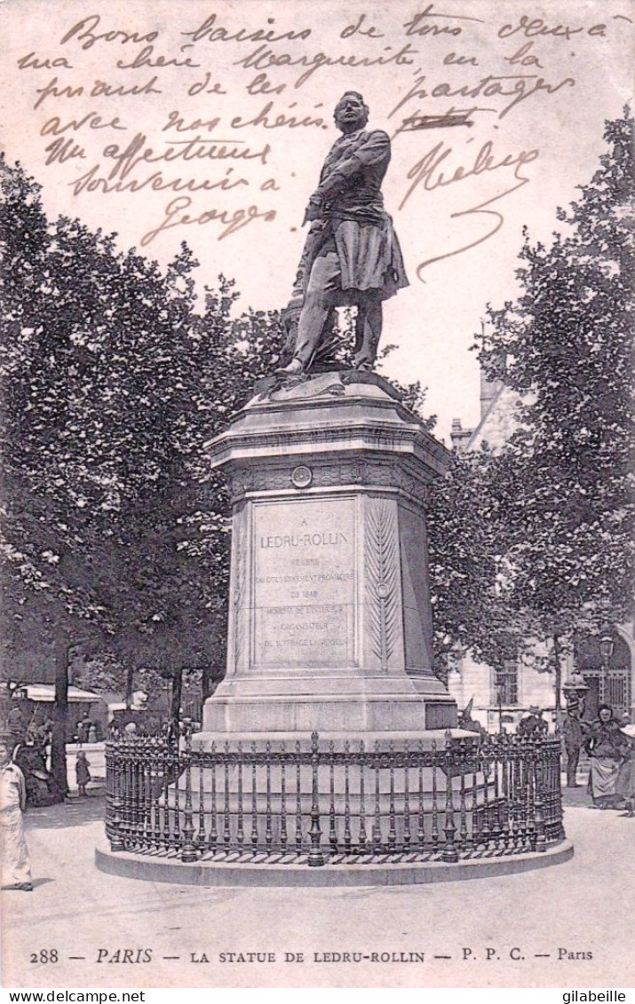 75 - PARIS 12 - Statue De Ledru Rollin - Avenue Ledru Rollin  - Arrondissement: 12