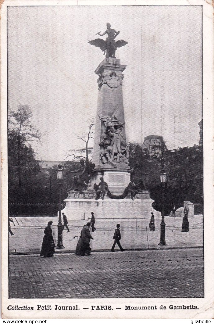 75 - PARIS 20 - Monument De Gambetta - Square Édouard-Vaillant  - Collection Petit Journal - District 20