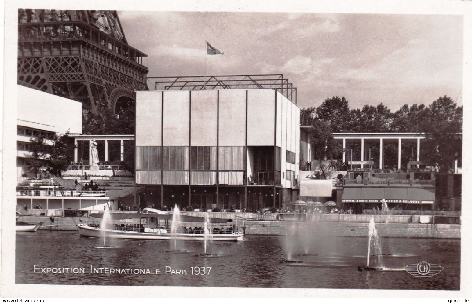 75 - PARIS 1937 - Exposition Internationale - Pavillon De La Suede - Sveriges Flagga - Ausstellungen