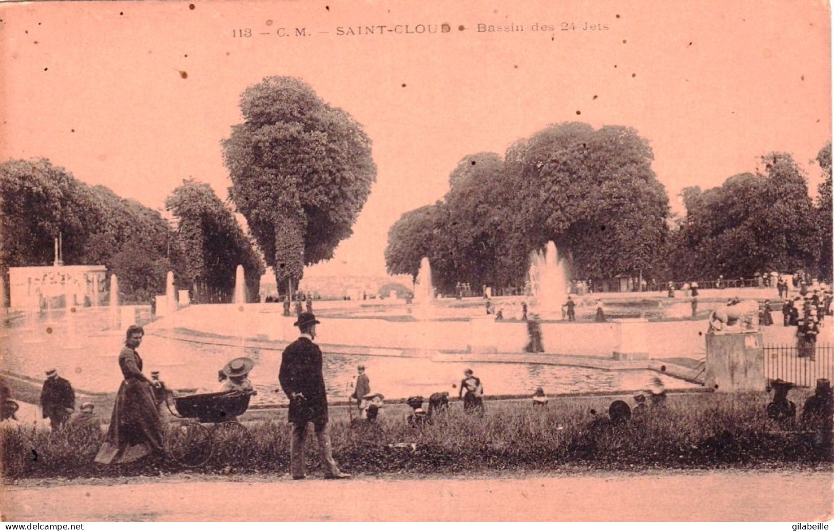 92 - Hauts De Seine -  SAINT CLOUD - Bassin Des 24 Jets - Saint Cloud