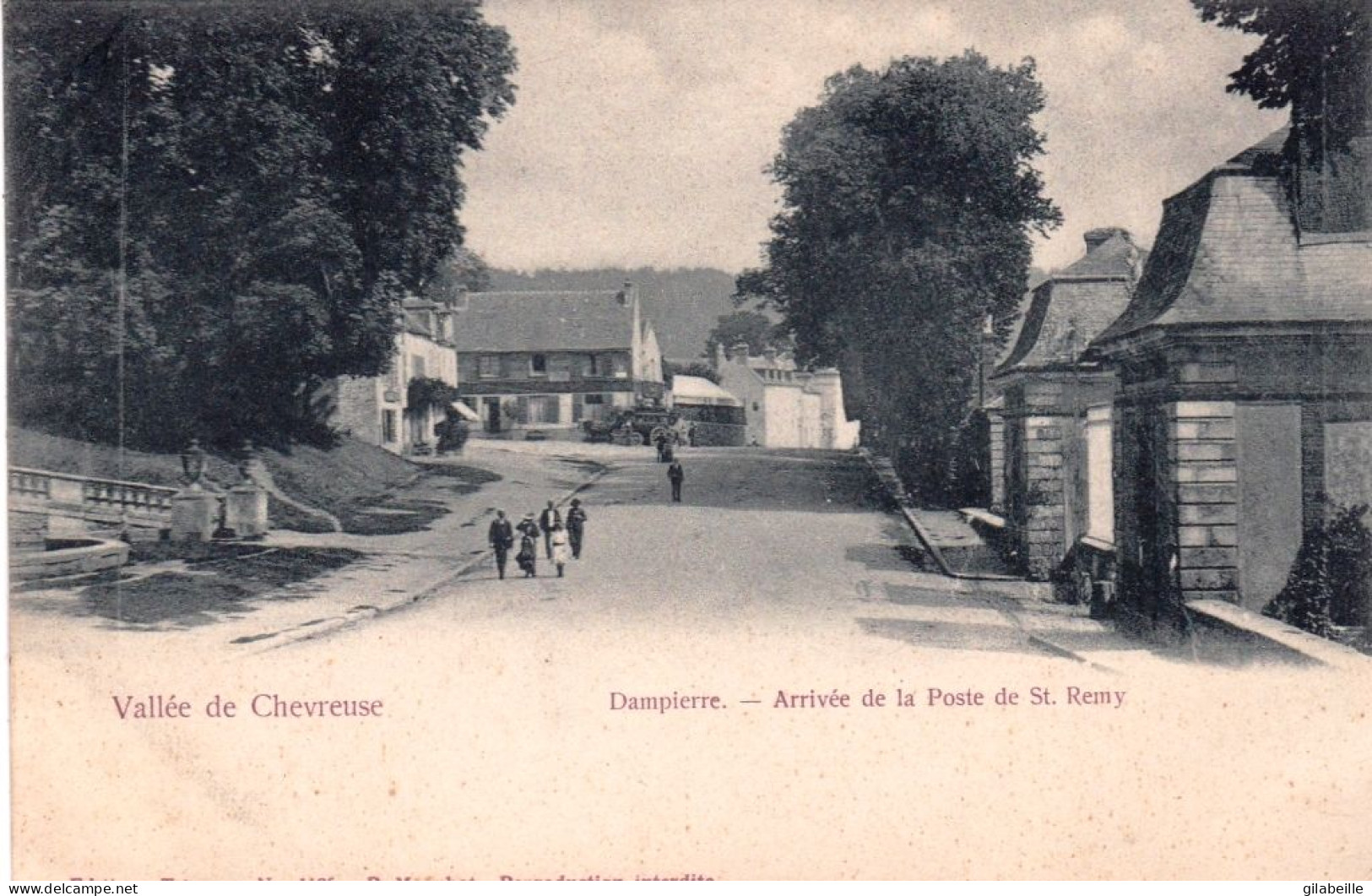 78 - Yvelines -  DAMPIERRE En YVELINES- Vallée De Chevreuse  - Arrivée De La Poste De Saint Rémy - Dampierre En Yvelines