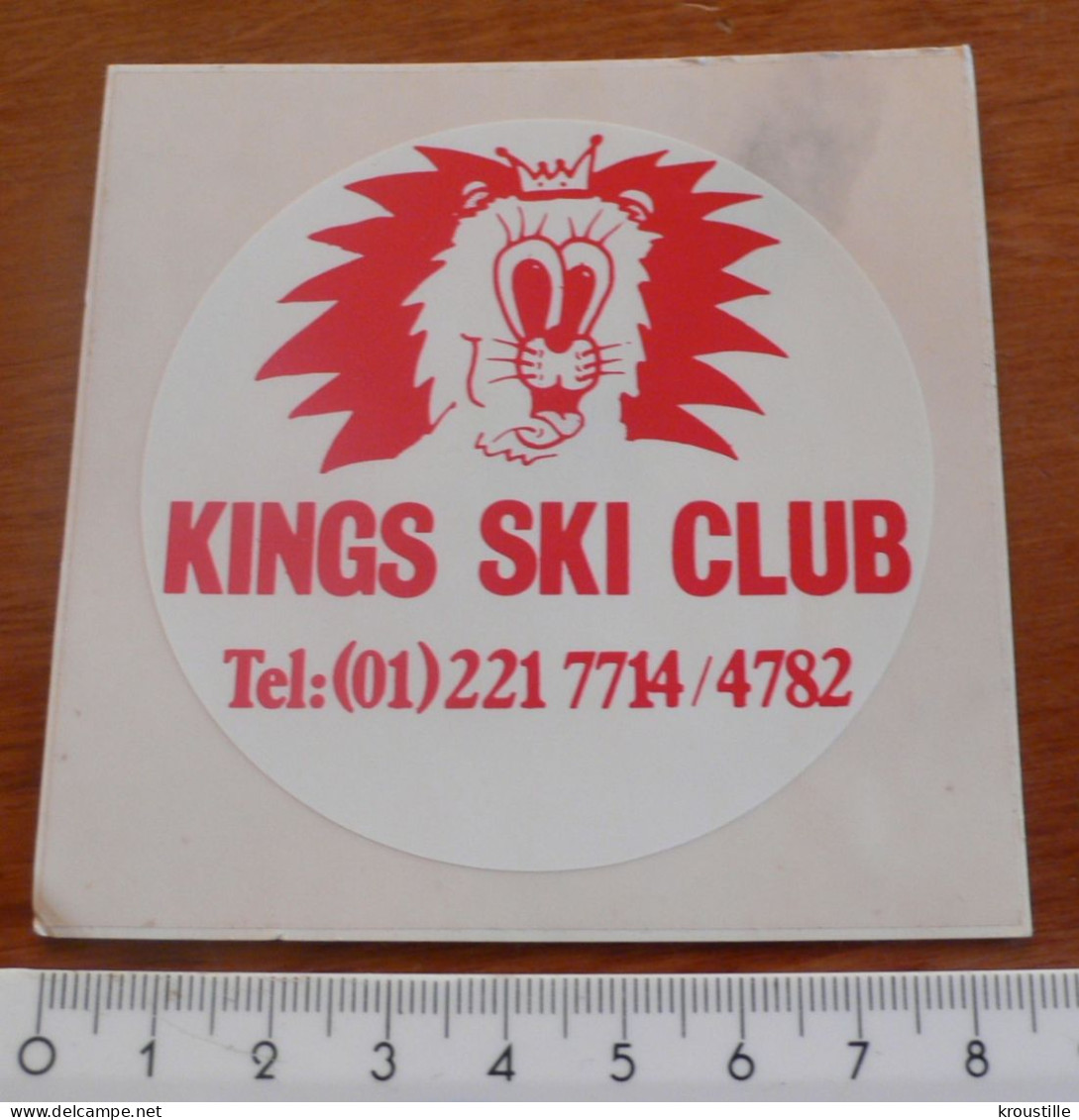 AUTOCOLLANT KINGS SKI CLUB - Stickers