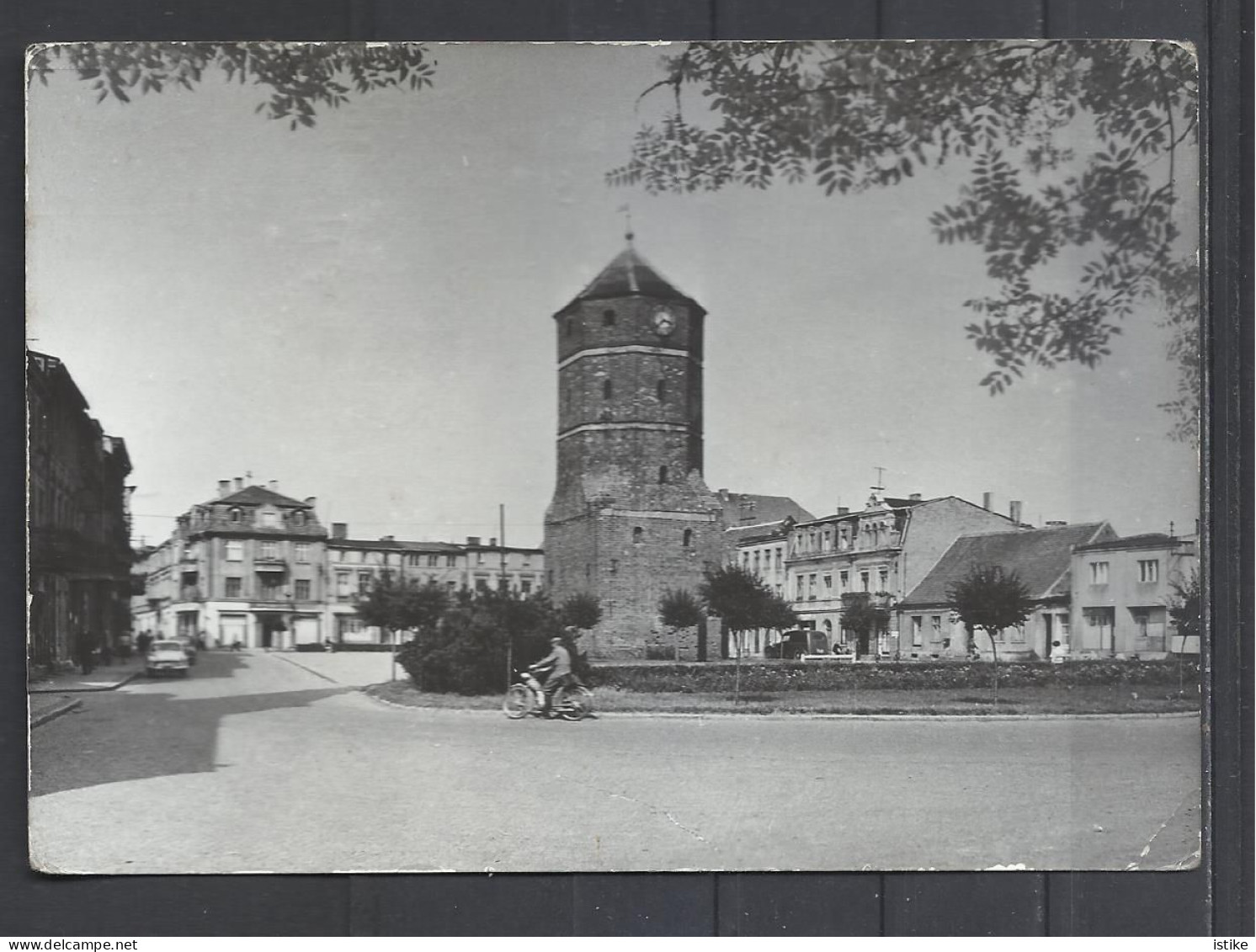 Poland, Znin, Market Place, Medieval Tower Of The Town Hall, 1962. - Poland