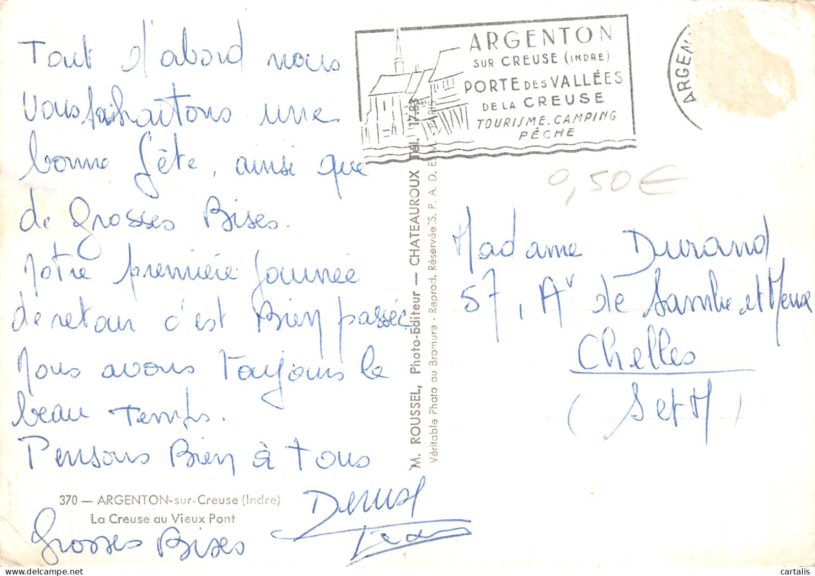 36-ARGENTON SUR CREUSE-N°4195-D/0331 - Other & Unclassified