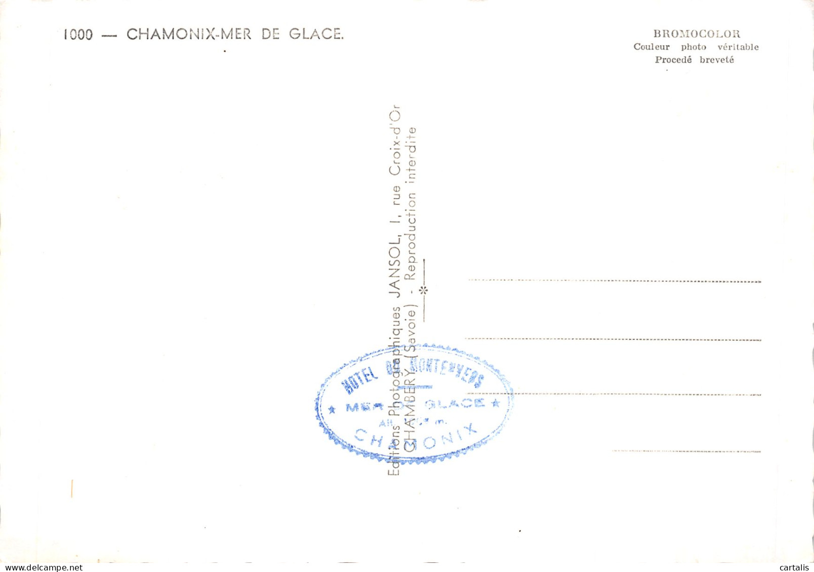 74-CHAMONIX MONT BLANC-N°4195-D/0181 - Chamonix-Mont-Blanc
