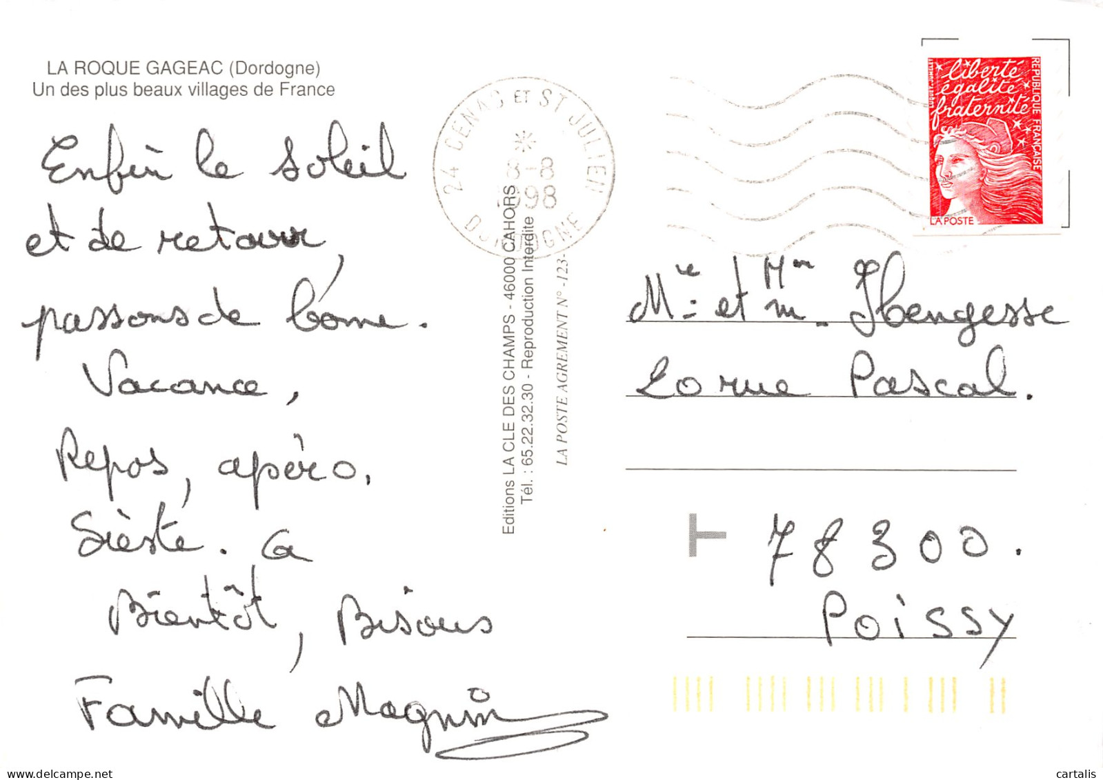 24-LA ROQUE GAGEAC-N°4195-D/0111 - Other & Unclassified
