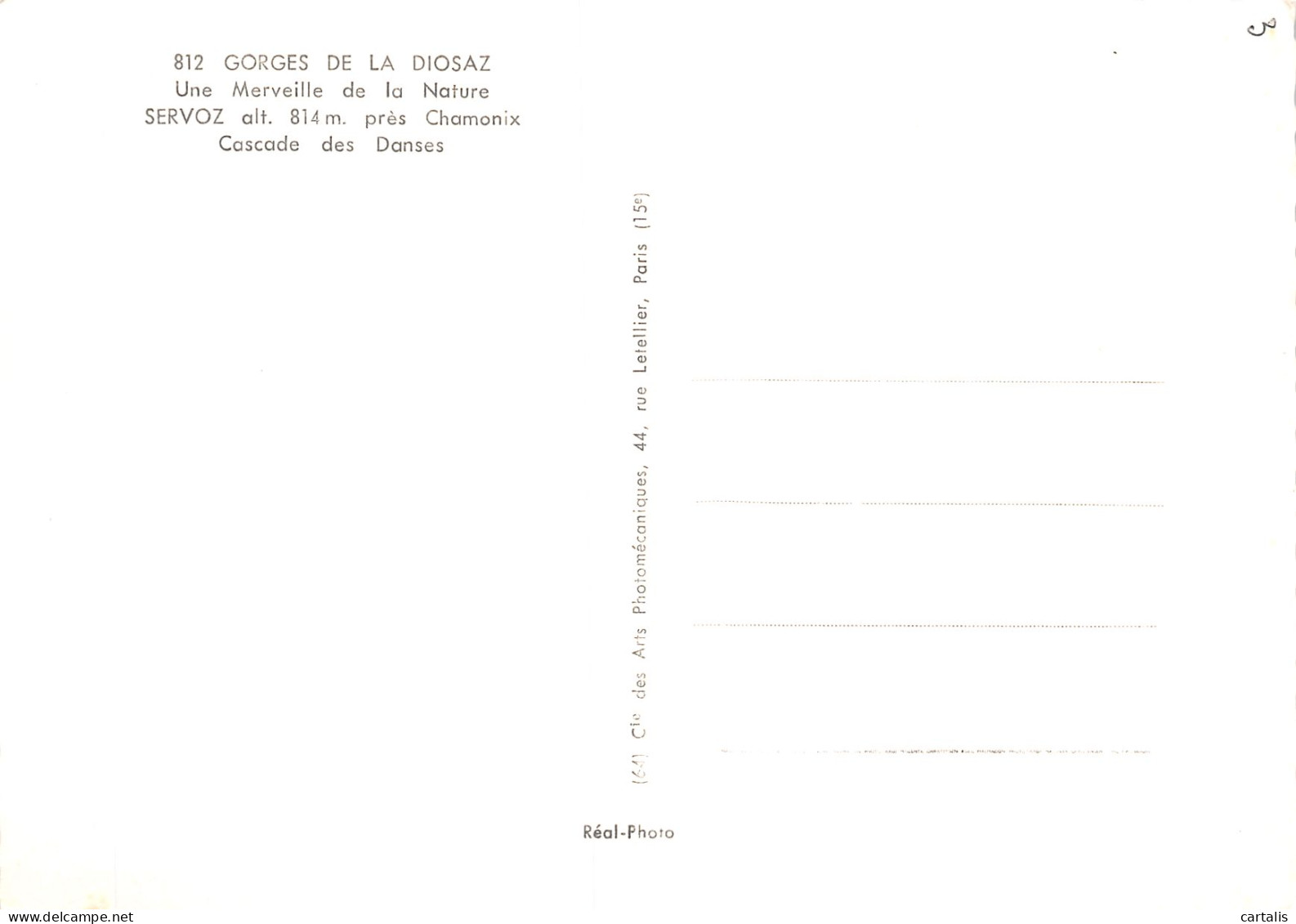 74-GORGES DE LA DIOSAZ-N°4195-D/0059 - Other & Unclassified