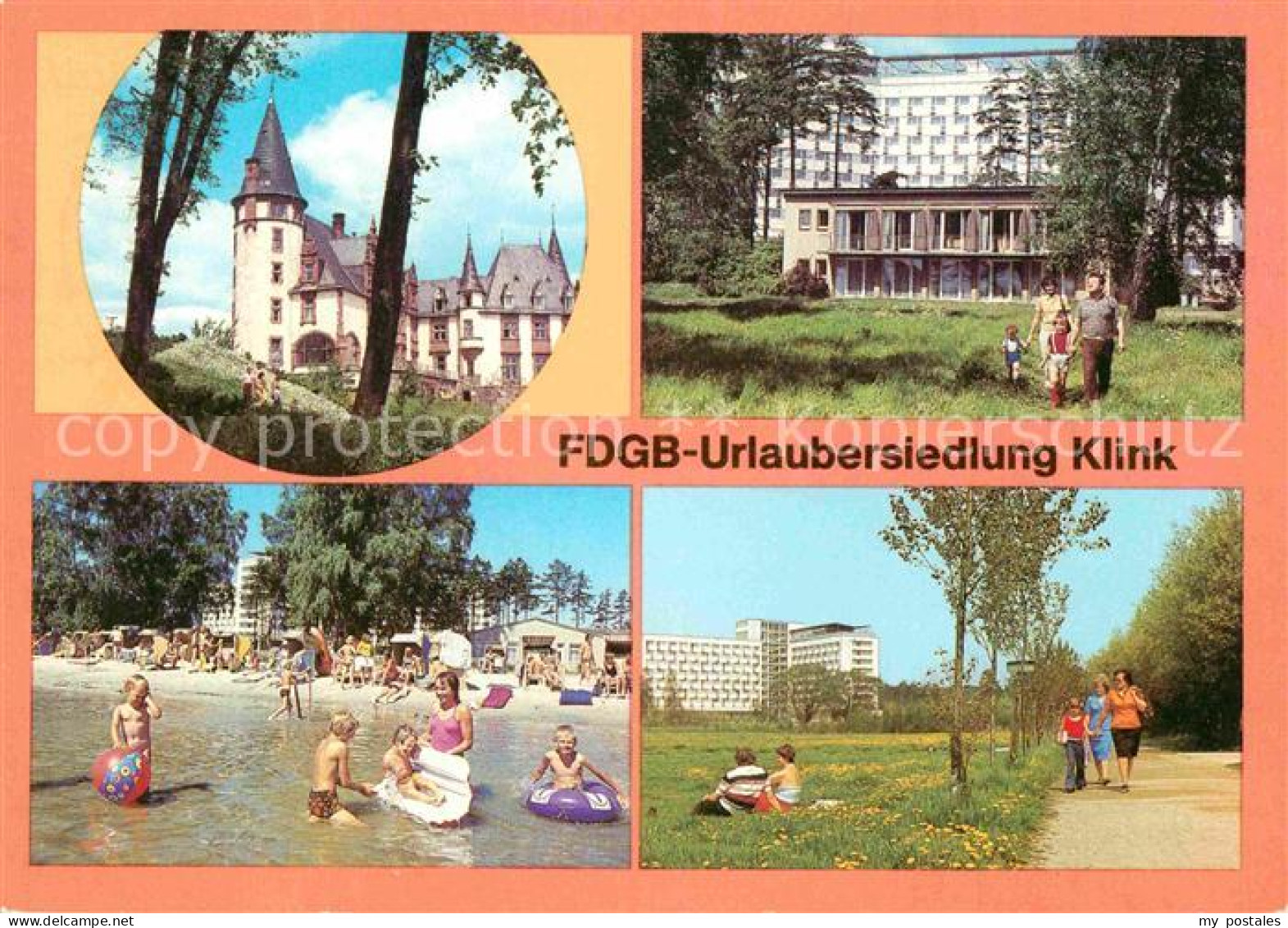 72726454 Klink Waren FDGB Urlaubersiedlung Erholungsheim Schloss Klink Herbert W - Other & Unclassified