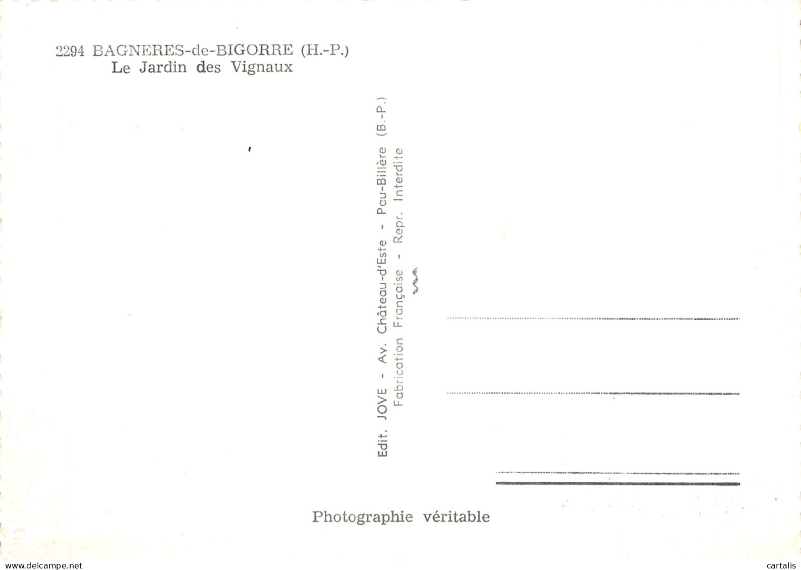 65-BAGNERES DE BIGORRE-N°4195-C/0379 - Bagneres De Bigorre