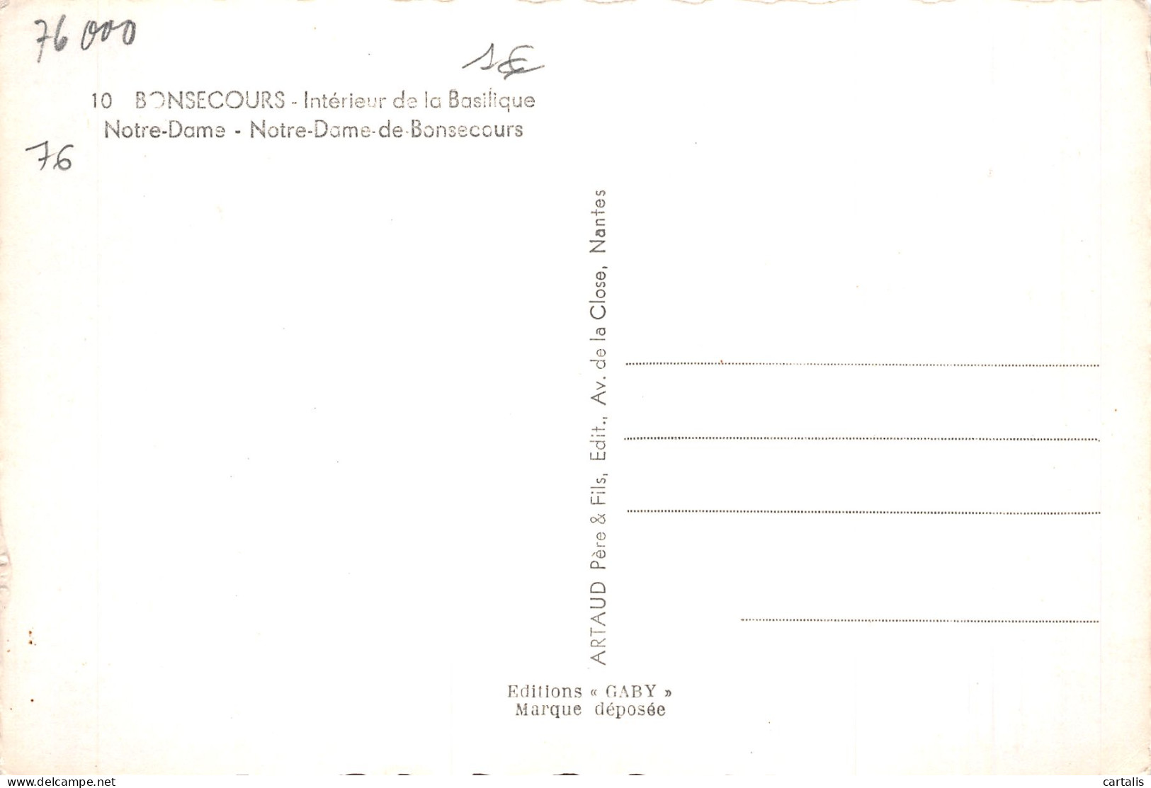 76-BONSECOURS-N°4195-C/0219 - Bonsecours