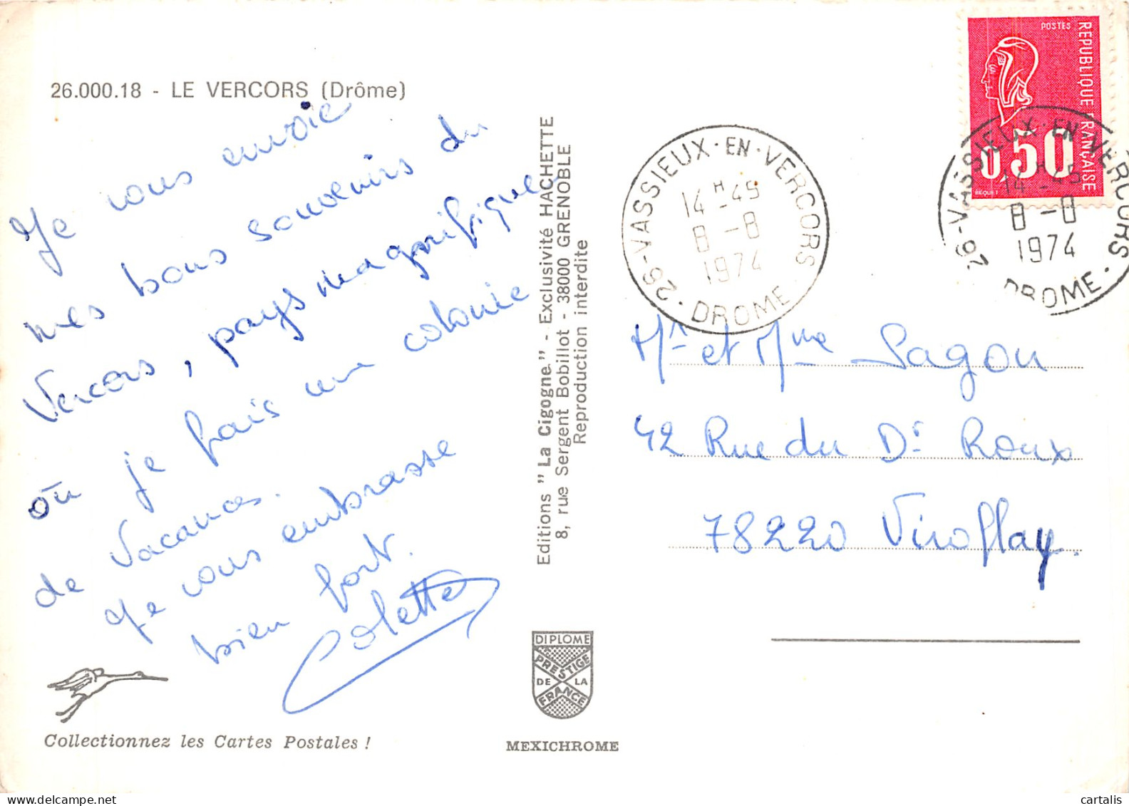 38-LE VERCORS-N°4195-C/0157 - Other & Unclassified